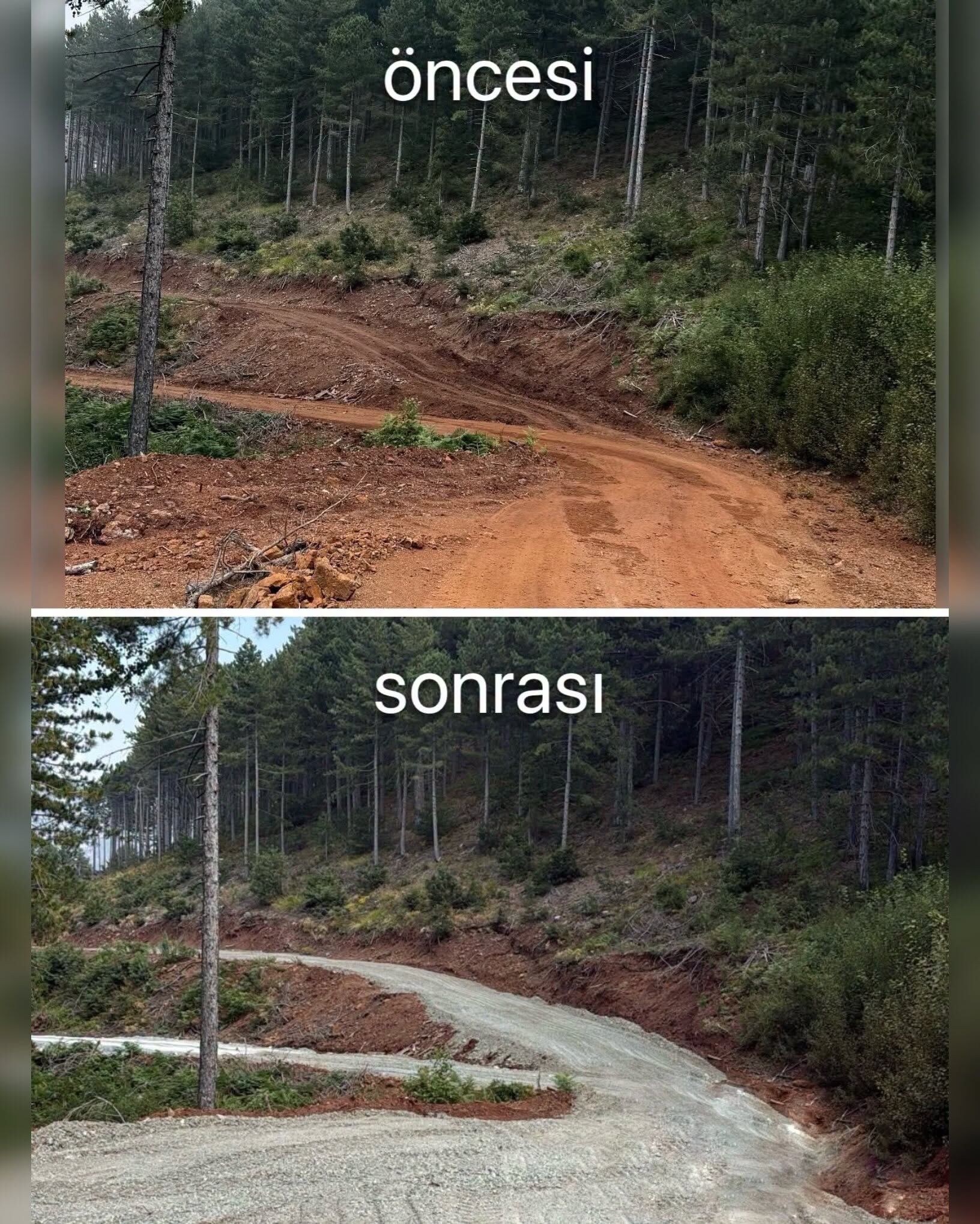 Zorkun Yaylası’nda Orman Yolları Yenilendi