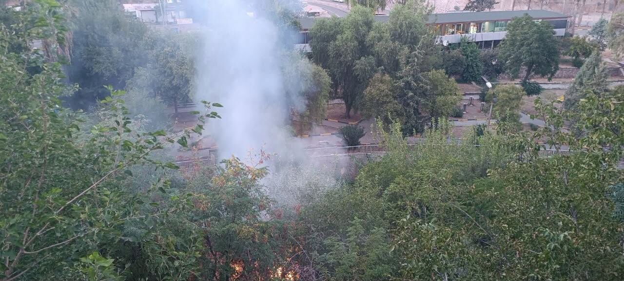 Hatay Kırıkhan’da Bahçe Yangını Kısa Sürede Söndürüldü