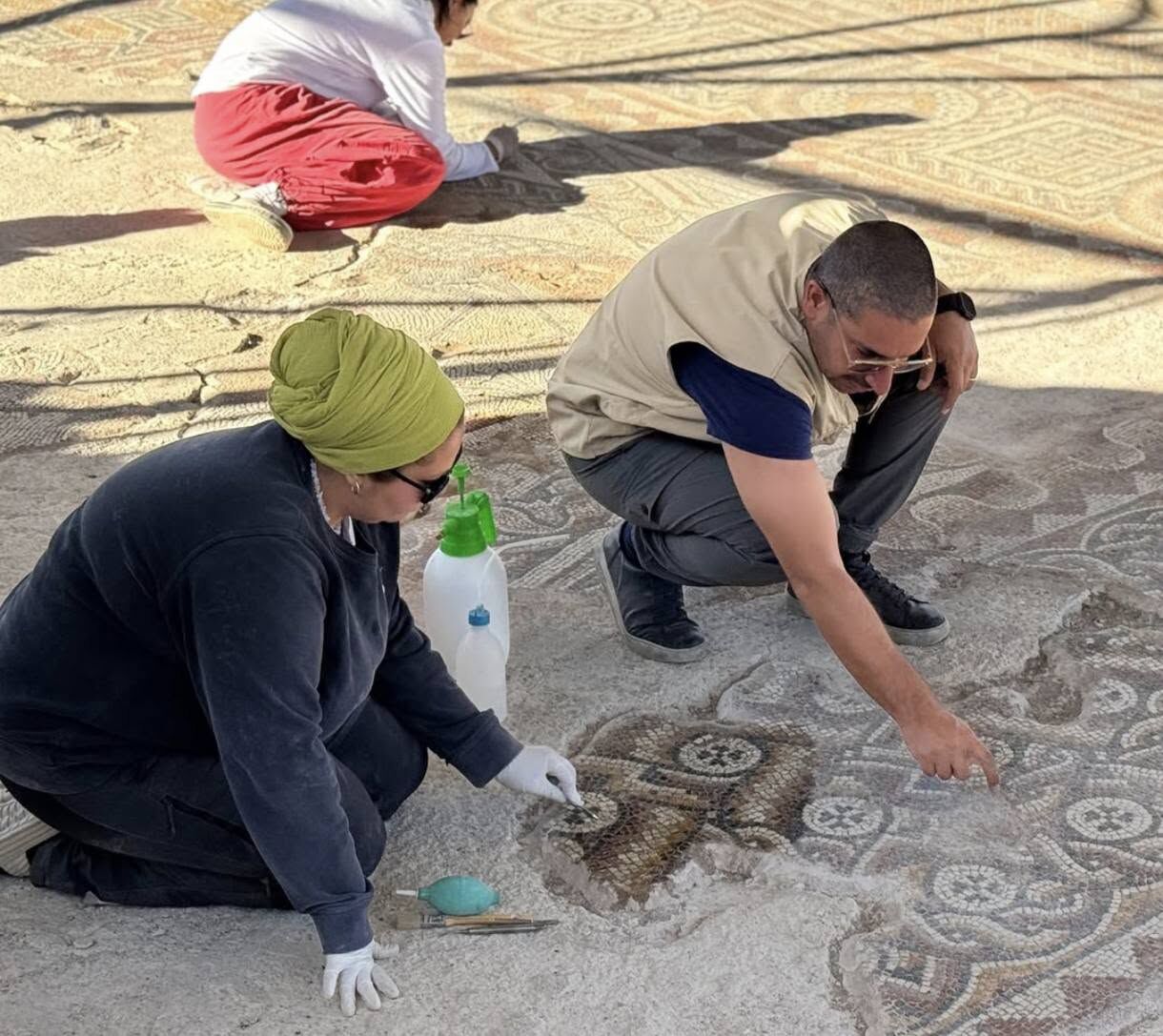 Eskipazar'daki 1600 Yıllık Sarayın Mozaikleri Yenilendi