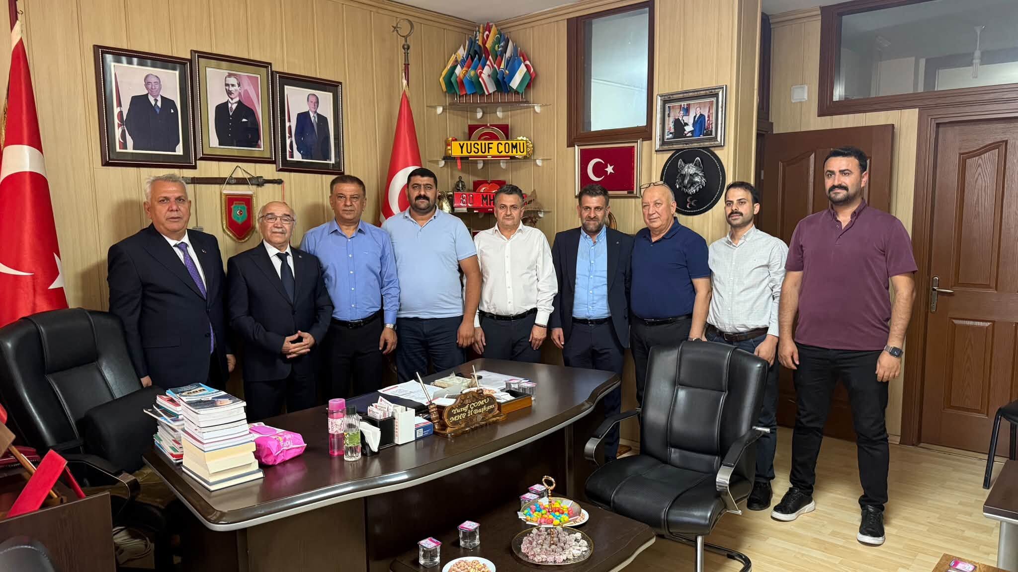 Osmaniye’de MHP İl Başkanı Yusuf Çomu’ya Ziyaret-1