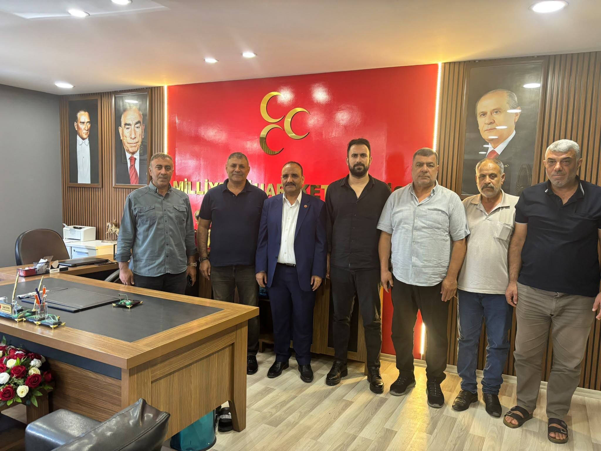 Ceylanpınar’da İş İnsanı Veysi Talayhan’dan MHP’ye Ziyaret