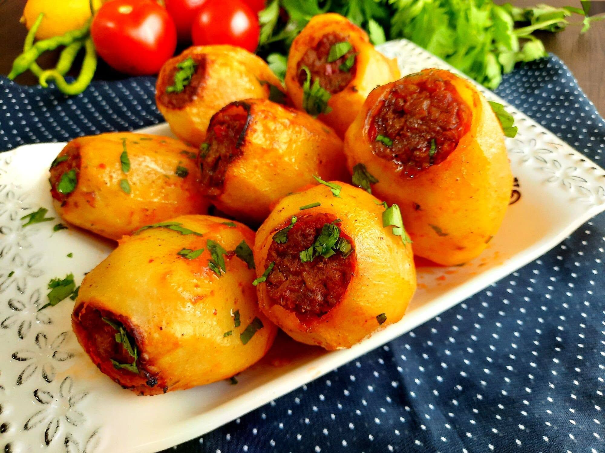 Kıymalı Patates Dolması Sofraları Şenlendiriyor