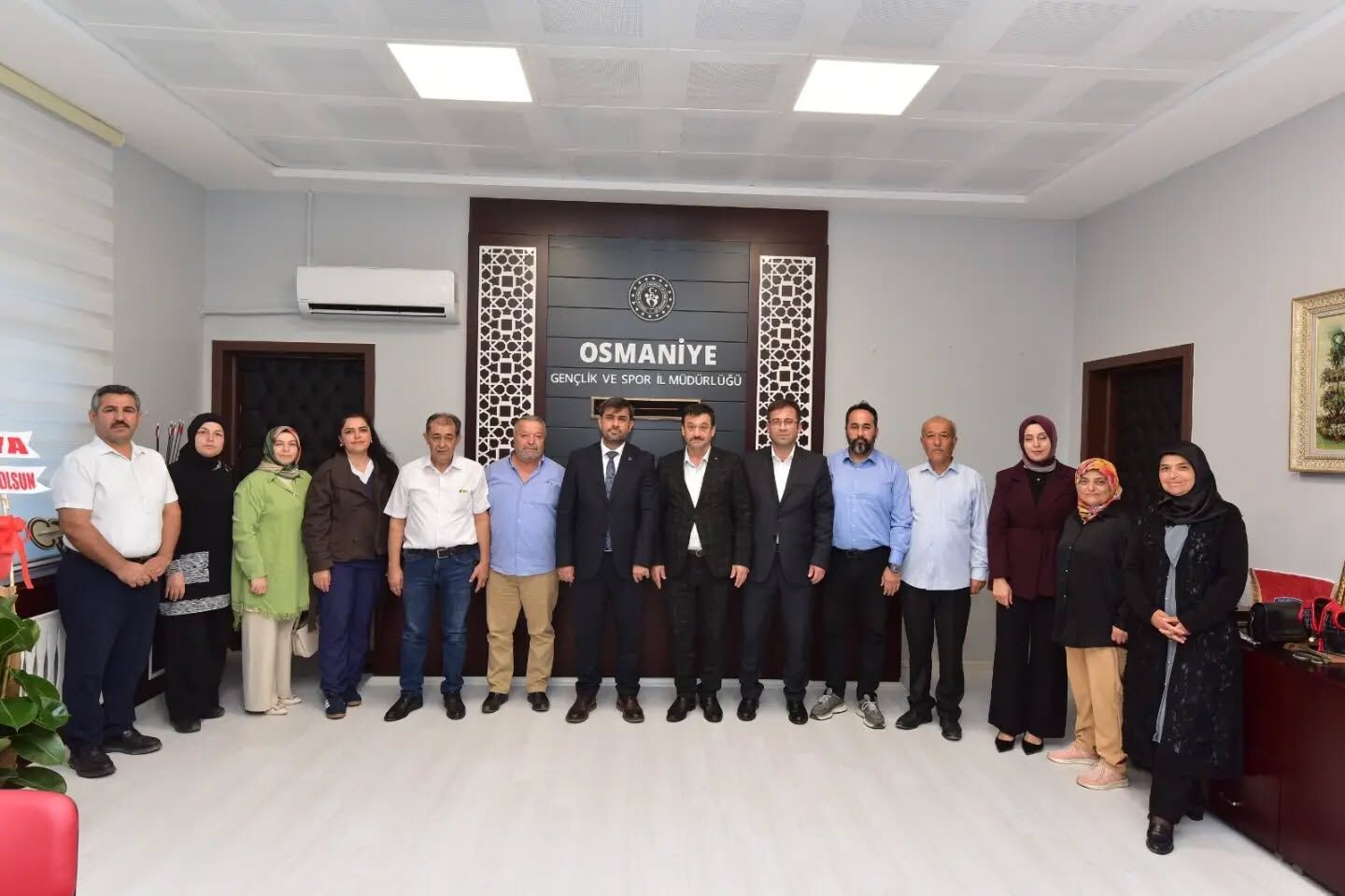 Osmaniye'de Gençlik Spor İl Müdürü Demirdöğen'e Ziyaret