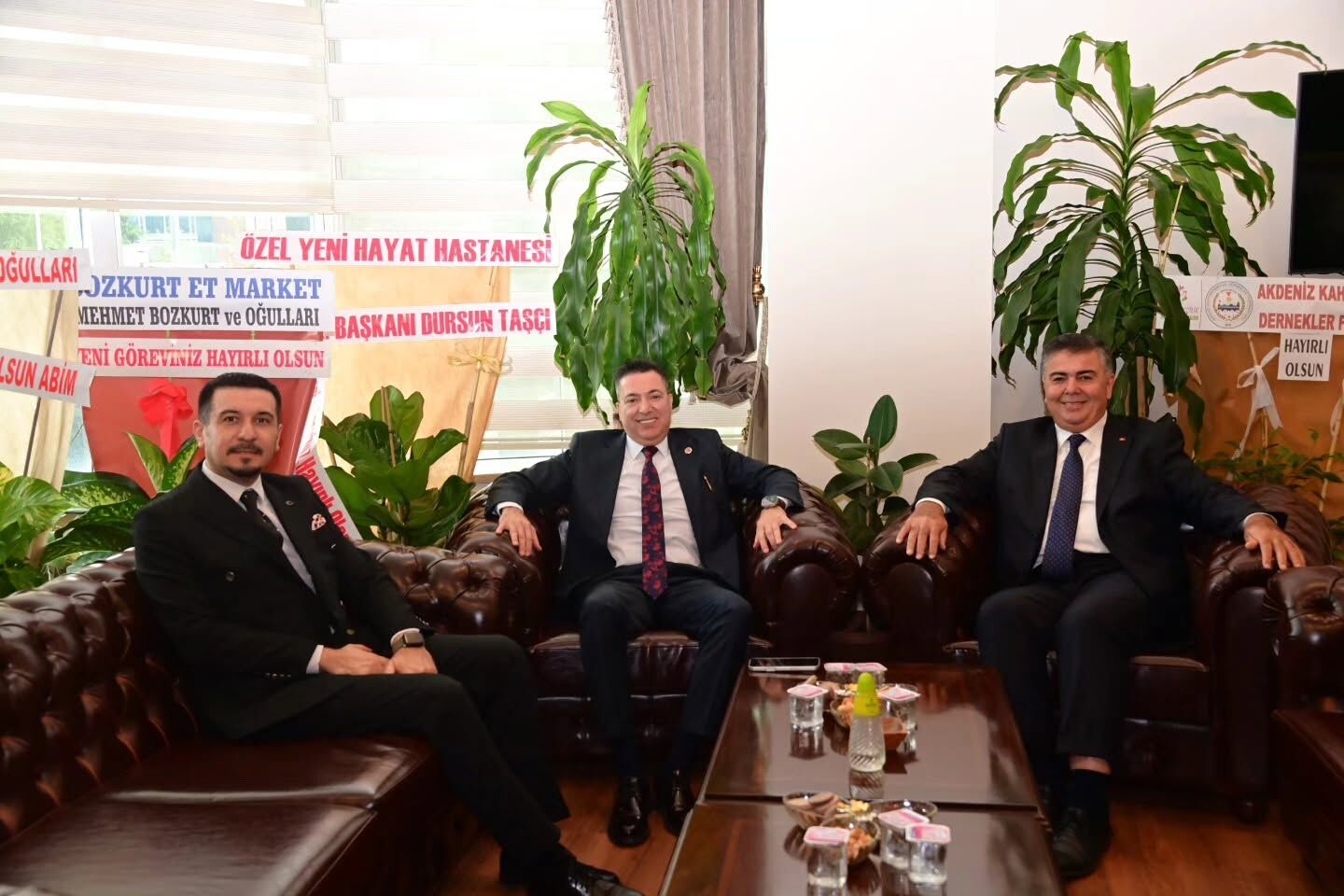 Osmaniye’de Rektör Uzun’dan Meclis Başkanı Cavit’e Ziyaret