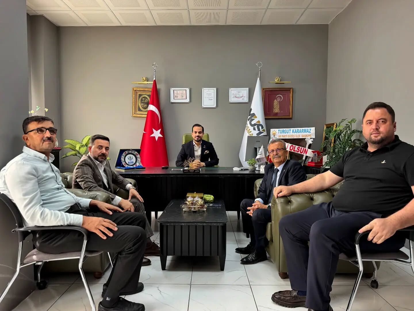 Düziçi AK Parti İlçe Başkanı Kararmaz’dan MÜSİAD’a Ziyaret-1