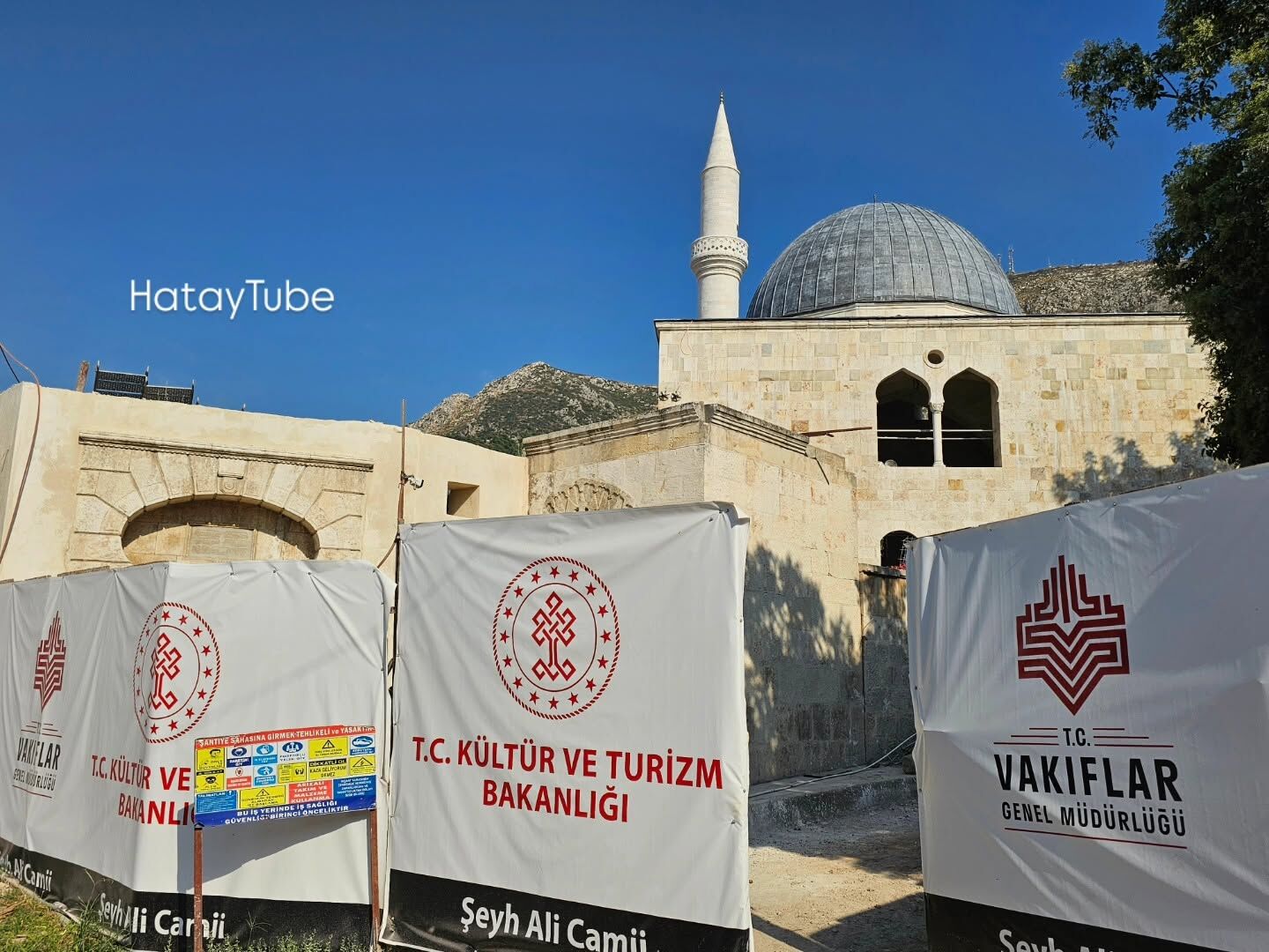 Antakya Şeyh Ali Camii’nde Restorasyonda Sona Gelindi