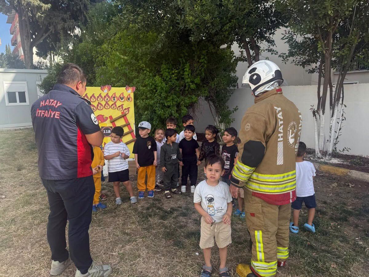 Reyhanlı’da Miniklere İtfaiye Haftası Eğitimi