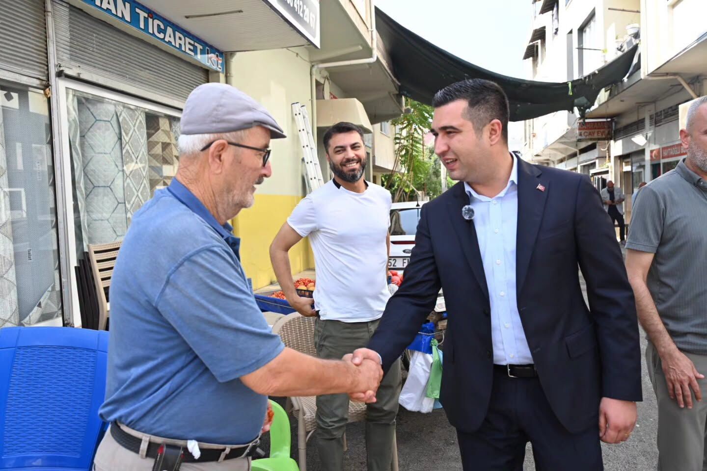 Başkan Olcar Andırın Caddesi’nde Esnafı Dinledi (2)