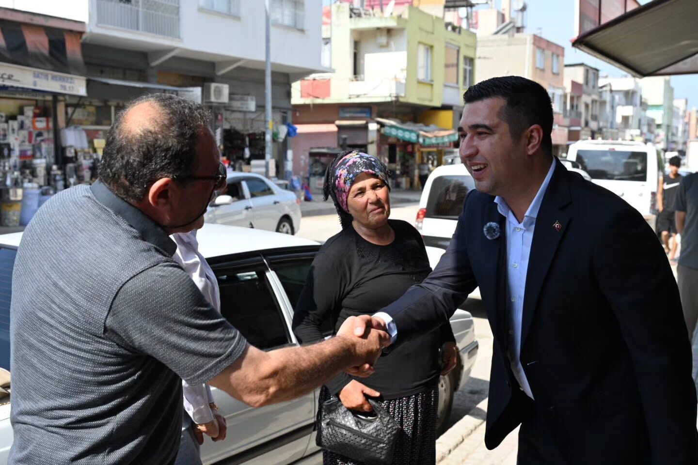 Başkan Olcar Andırın Caddesi’nde Esnafı Dinledi (6)