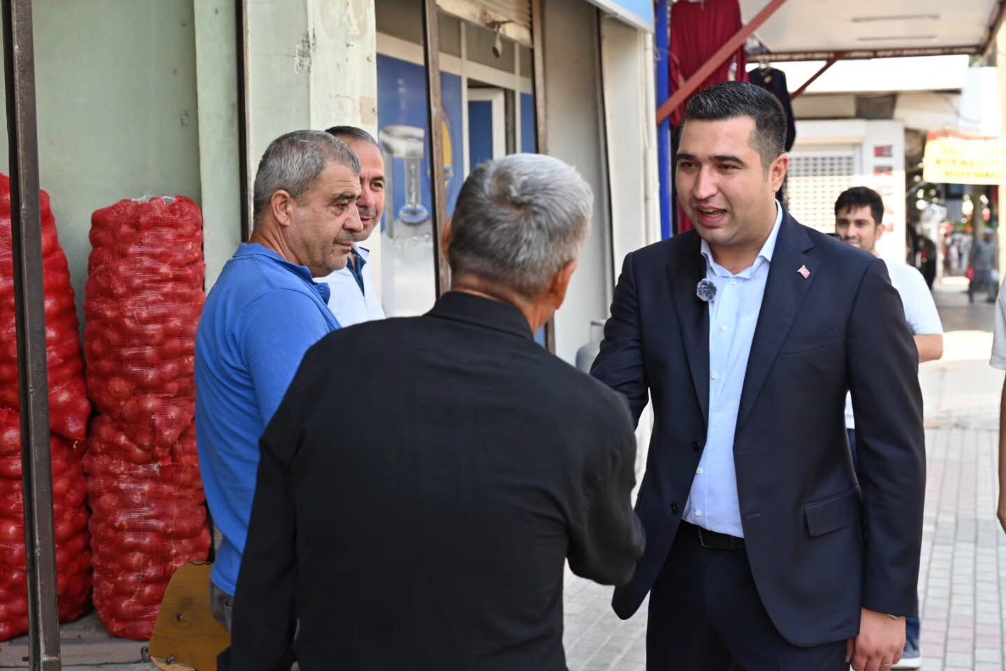 Başkan Olcar Andırın Caddesi’nde Esnafı Dinledi (7)