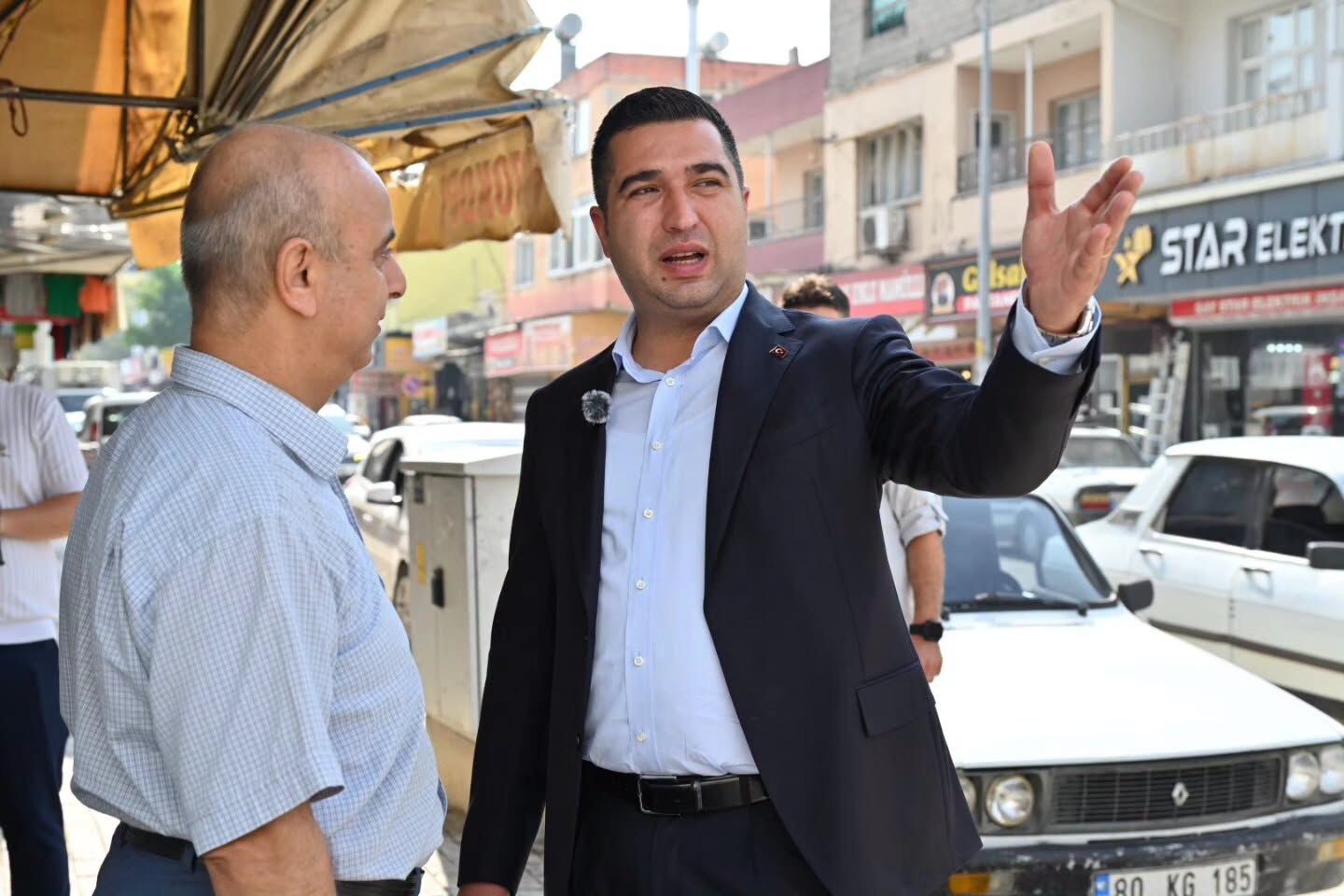 Başkan Olcar Andırın Caddesi’nde Esnafı Dinledi (8)