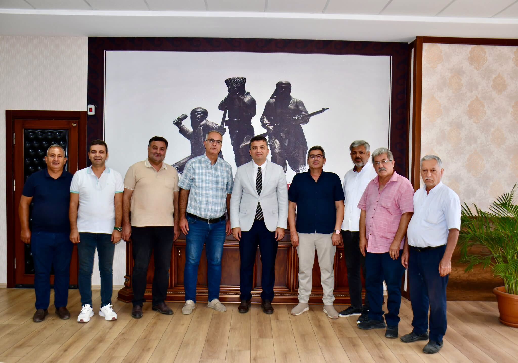 Dörtyol Kaymakamı Mehmet Keklik, Küçük Sanayi Sitesi Kooperatifi Heyetini Kabul Etti