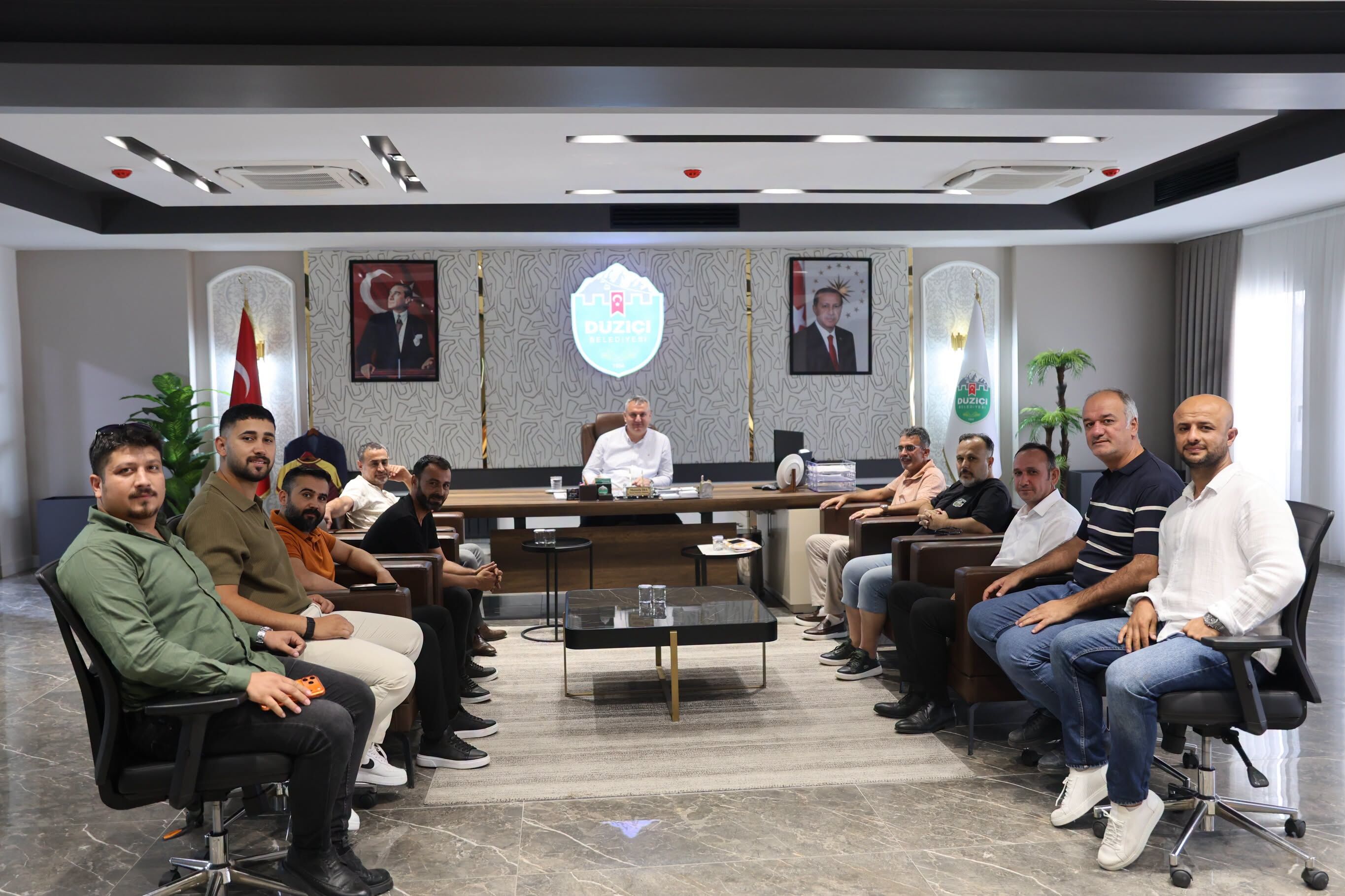 Düziçi 28 Mart Spor Kulübü’nden Başkan İba’ya Ziyaret (1)