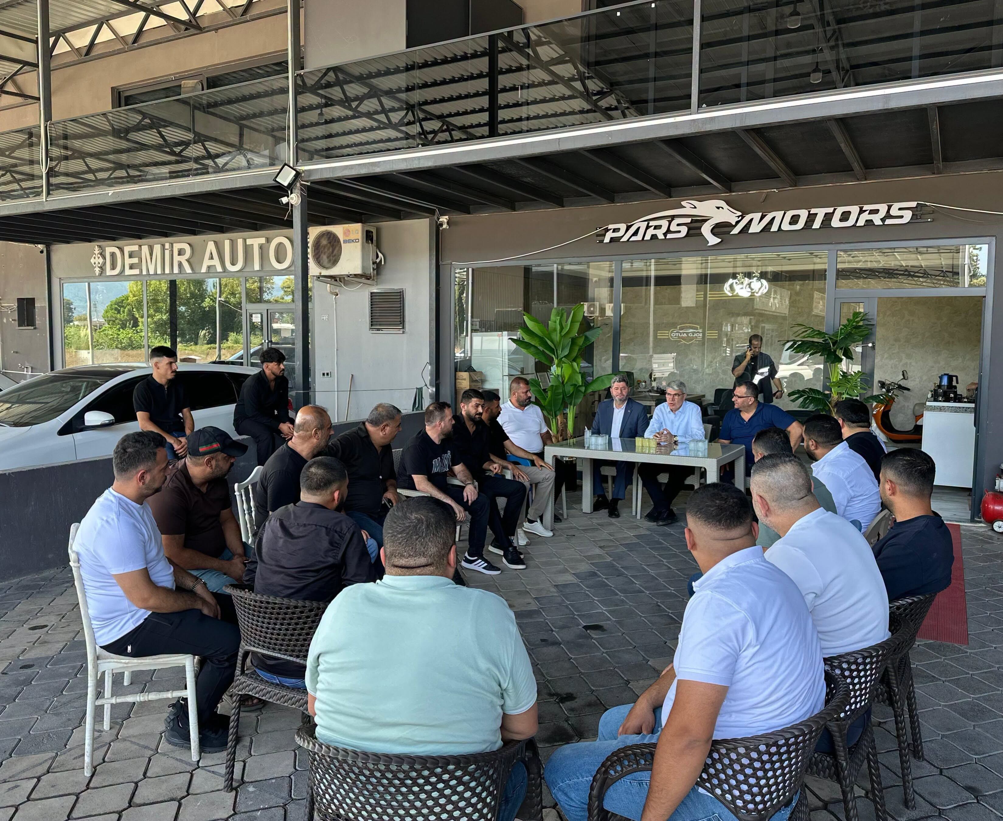 Gülsoy’dan Osmaniye Oto Center Esnafına Ziyaret (3)