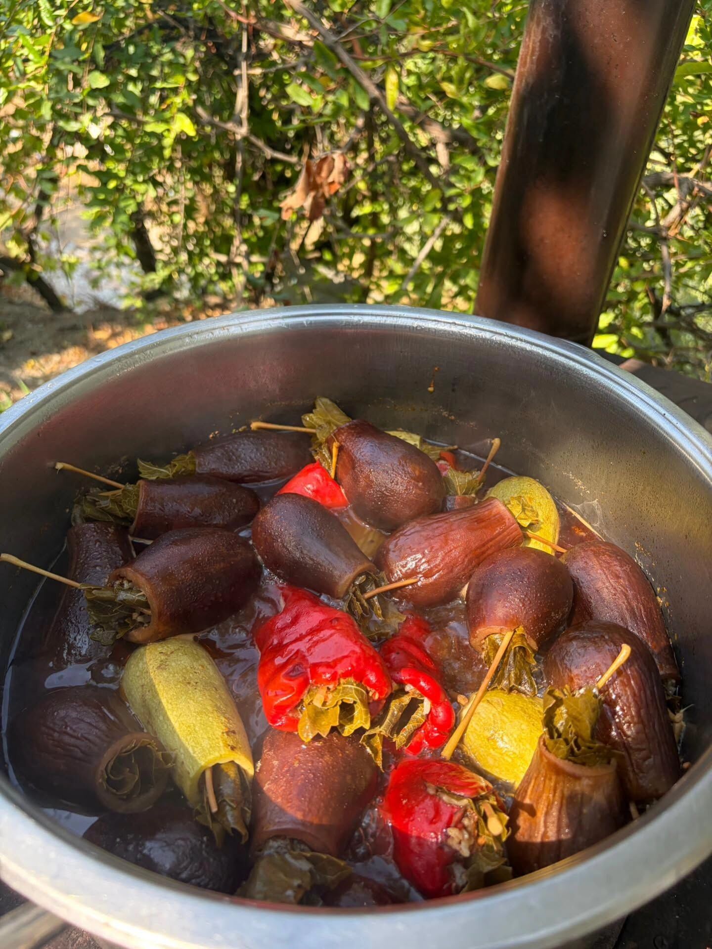Hatay Antakya’da Odun Ateşinde Dolma Lezzeti