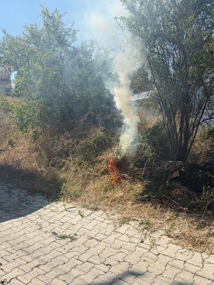 Hatay Antakya’da Ot Yangını Büyümeden Söndürüldü6