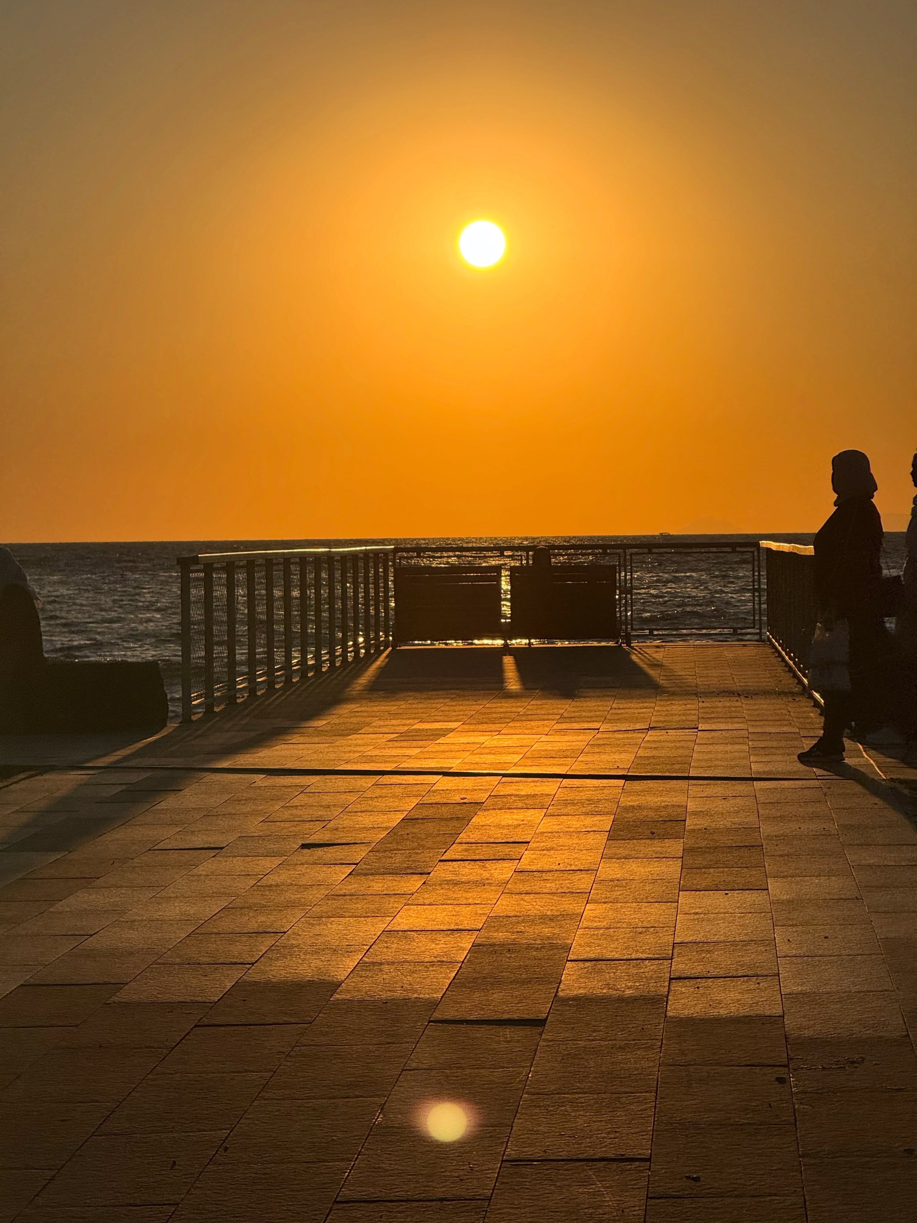 Hatay İskenderun Sahilinde Gün Batımı Büyüledi4
