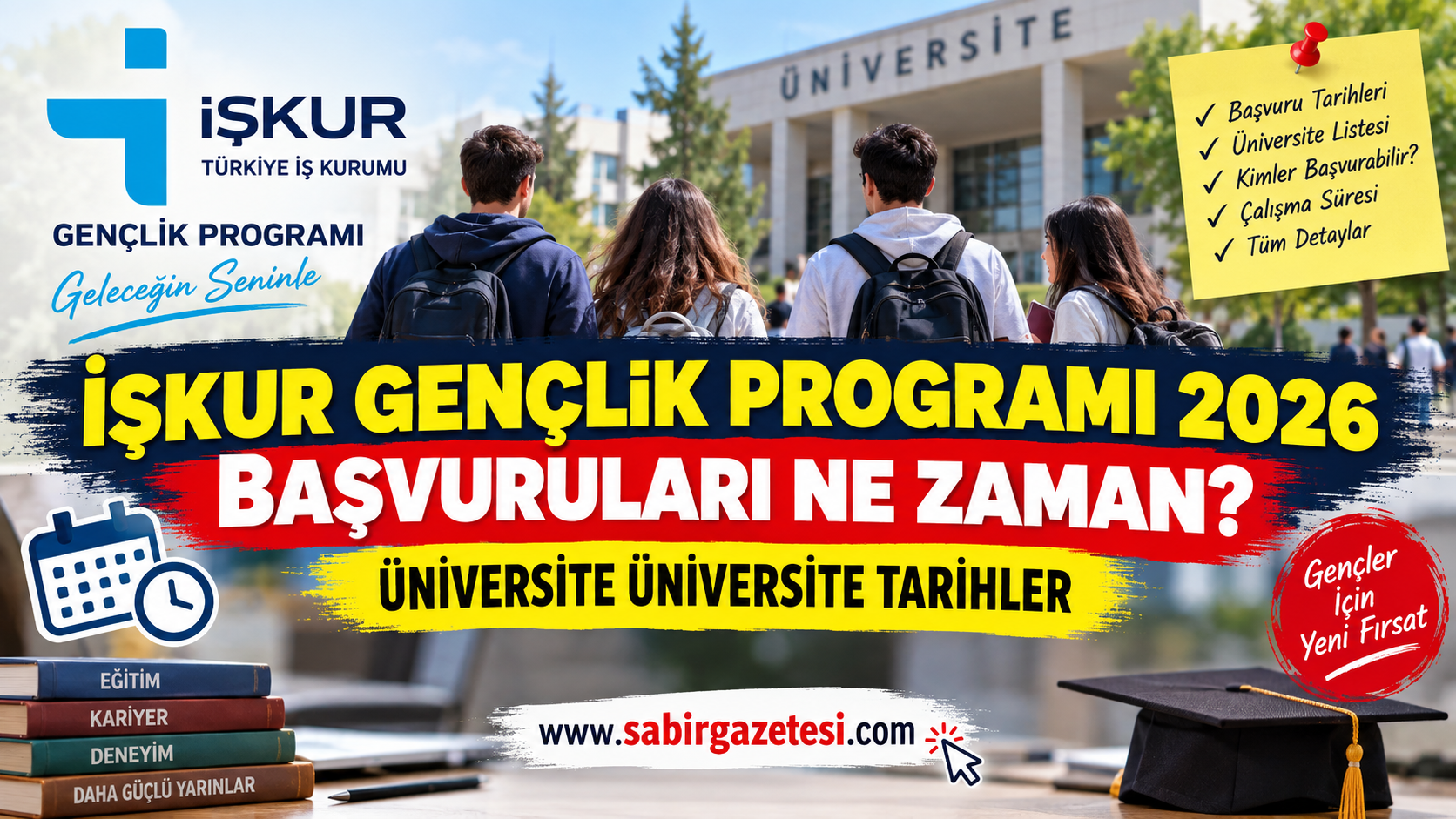 İŞKUR Gençlik Programı 2026 Başvuruları Ne Zaman? Üniversite Üniversite Tarihler