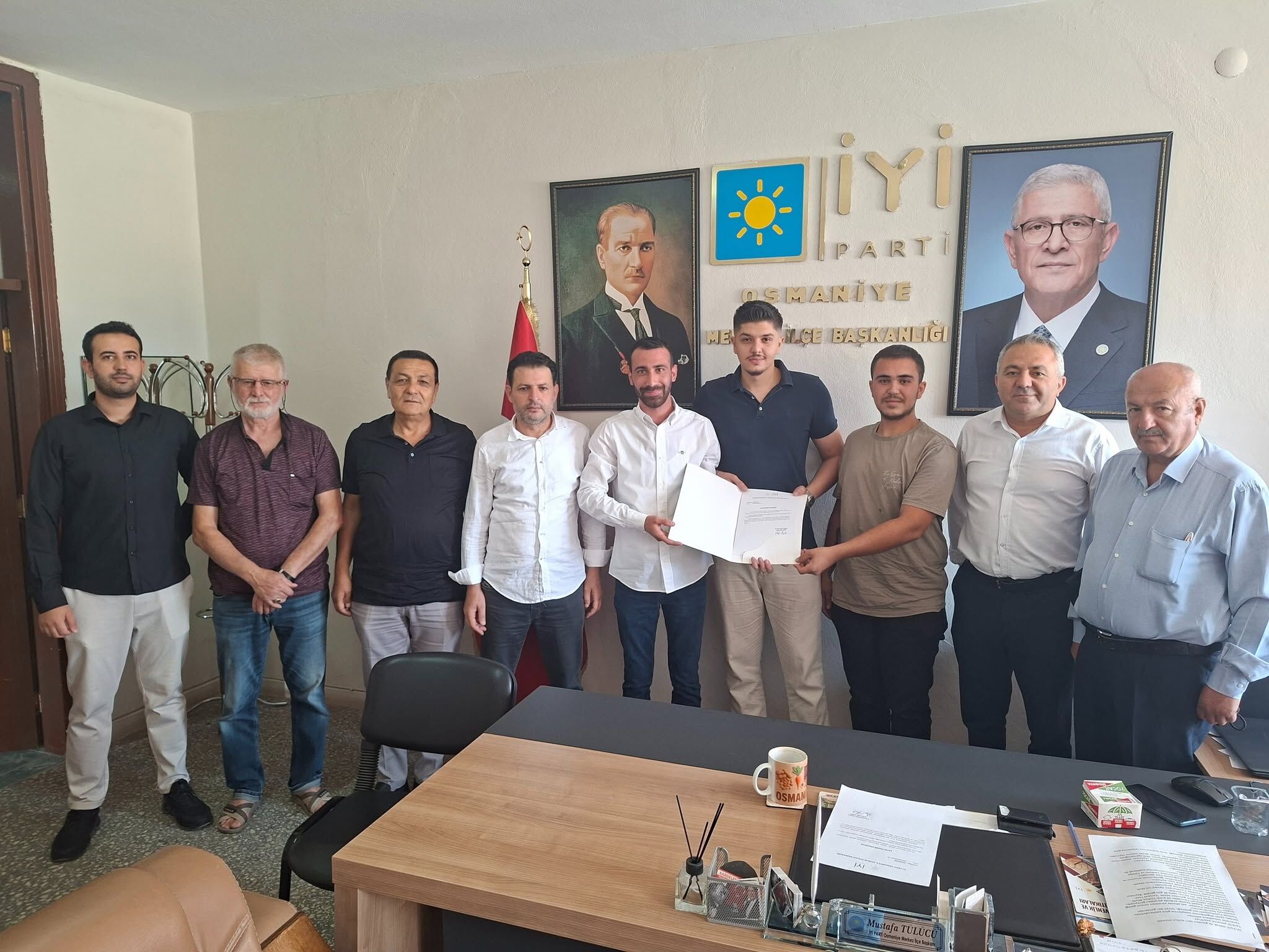 İyi̇ Parti Osmaniye’de Gençlik Kollarına Özgür Erdoğan Atandı (2)