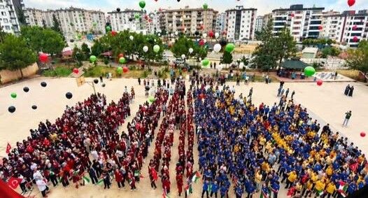 Kadirli’de Öğrenciler Filistin’i Unutmadı