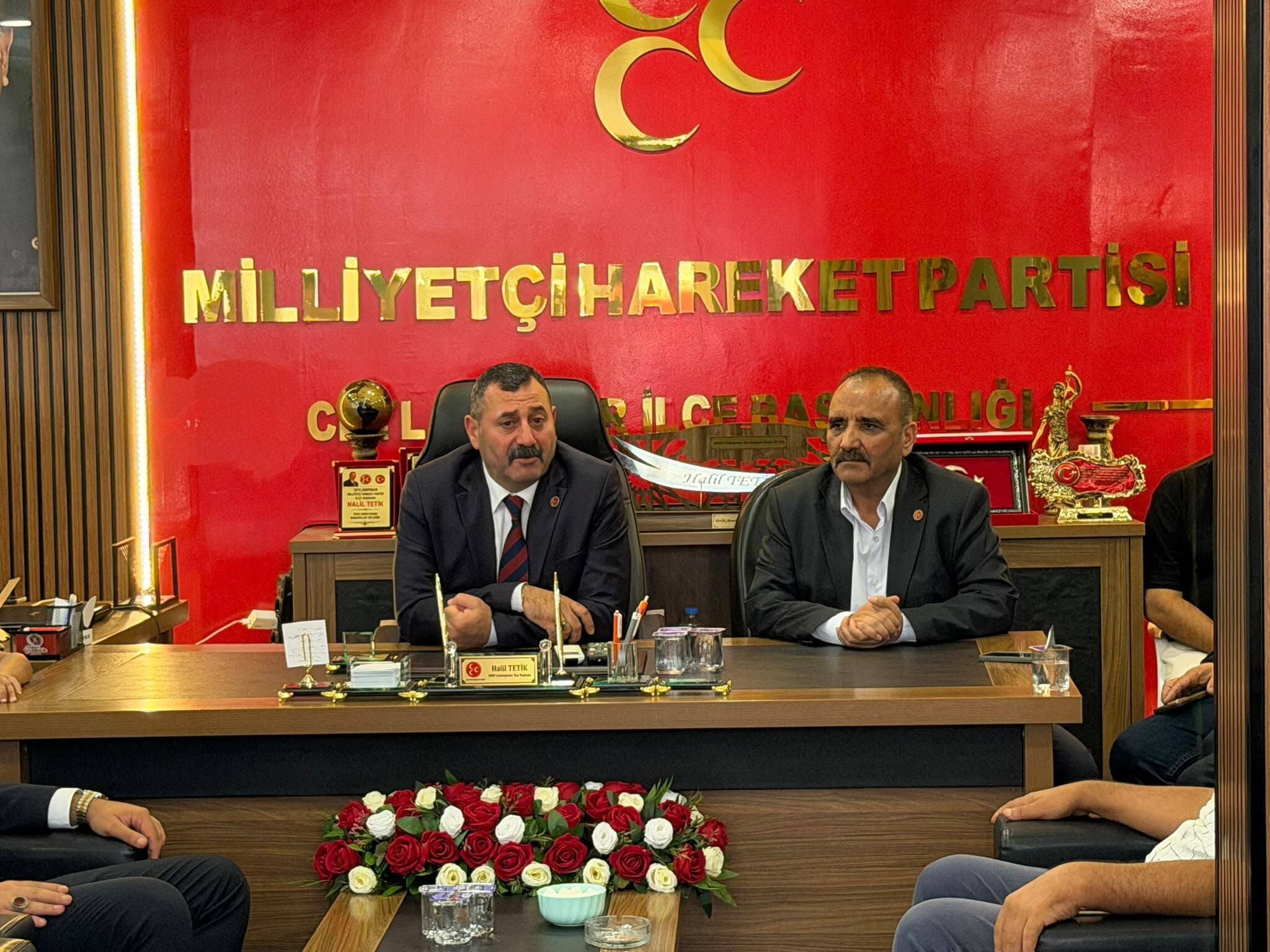 Mhp İl Başkanı Osman Mutlu Ceylanpınar Teşkilatını Ziyaret Etti4