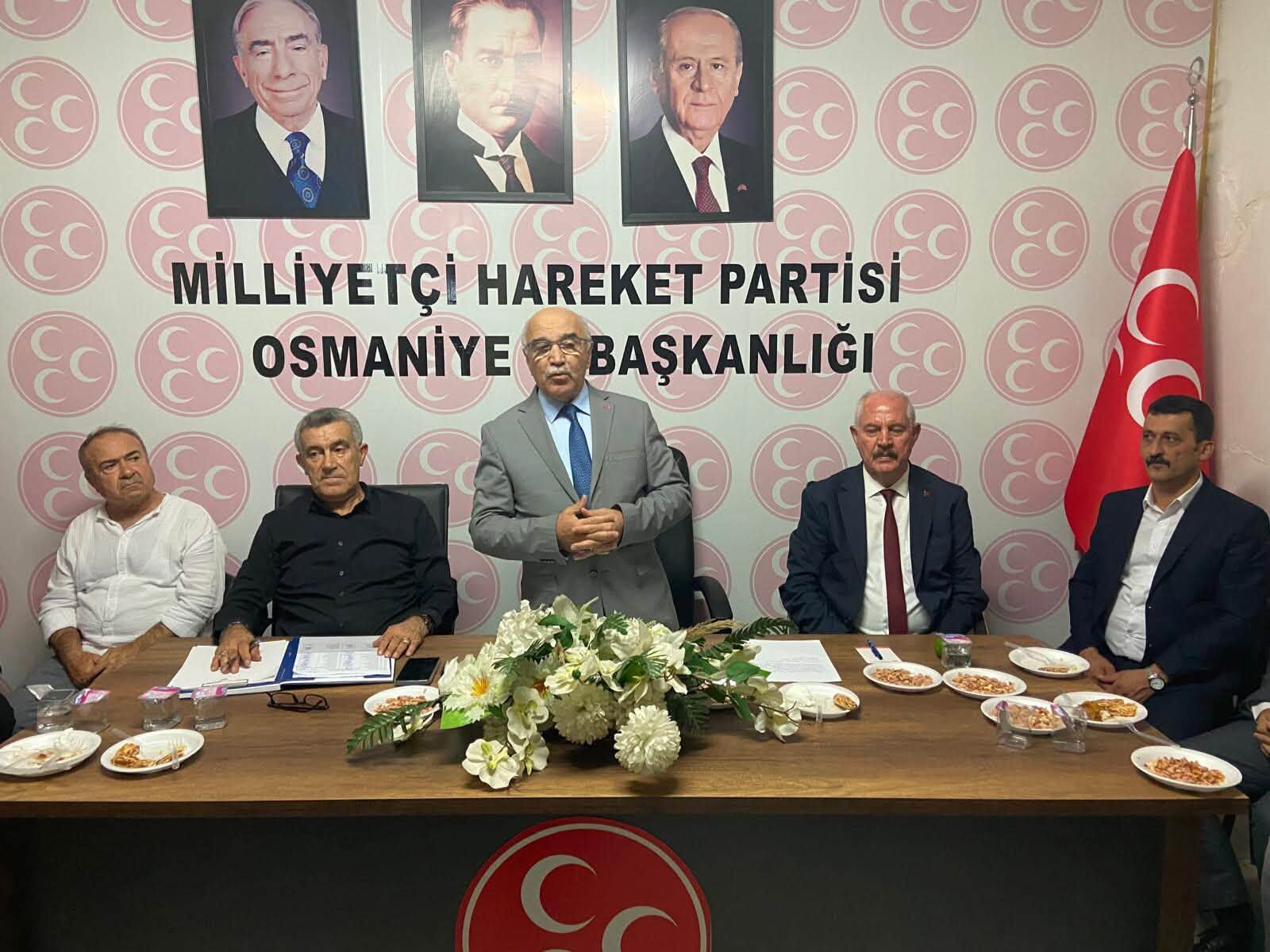 MHP Osmaniye’de Yeni Yönetim İlk Toplantısını Yaptı