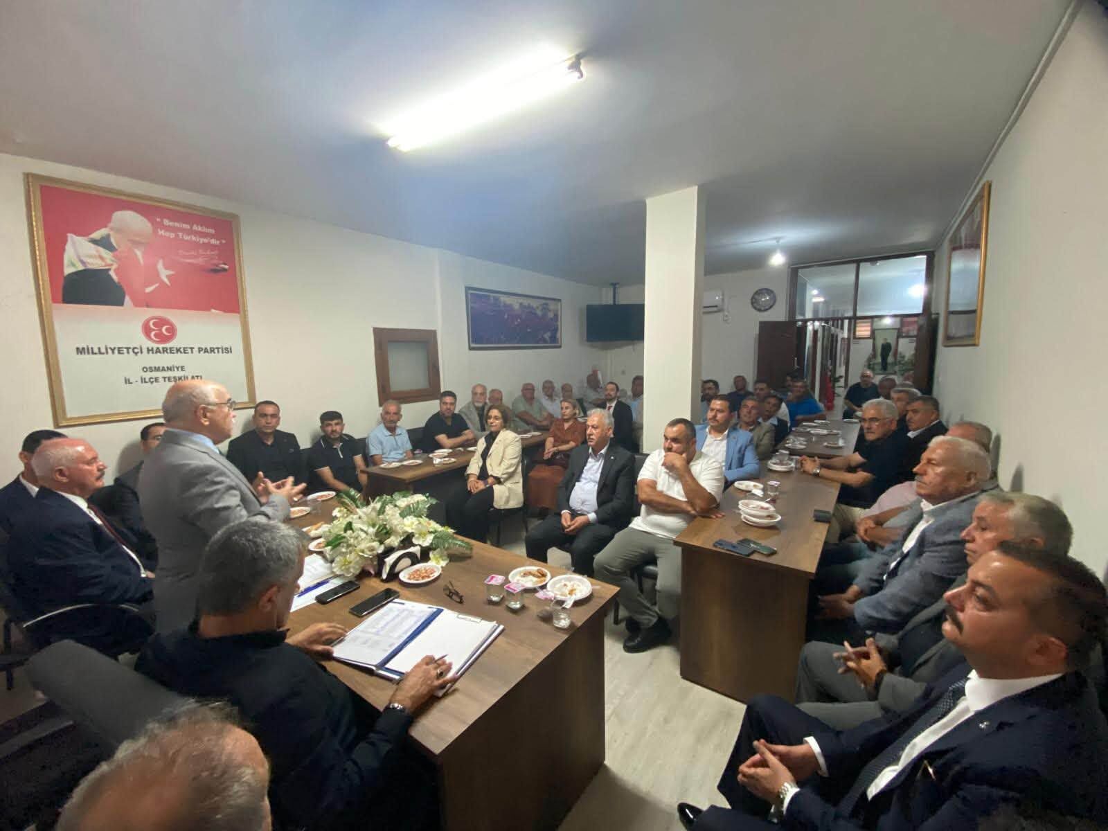 Mhp Osmaniye’de Yeni Yönetim İlk Toplantısını Yaptı (3)