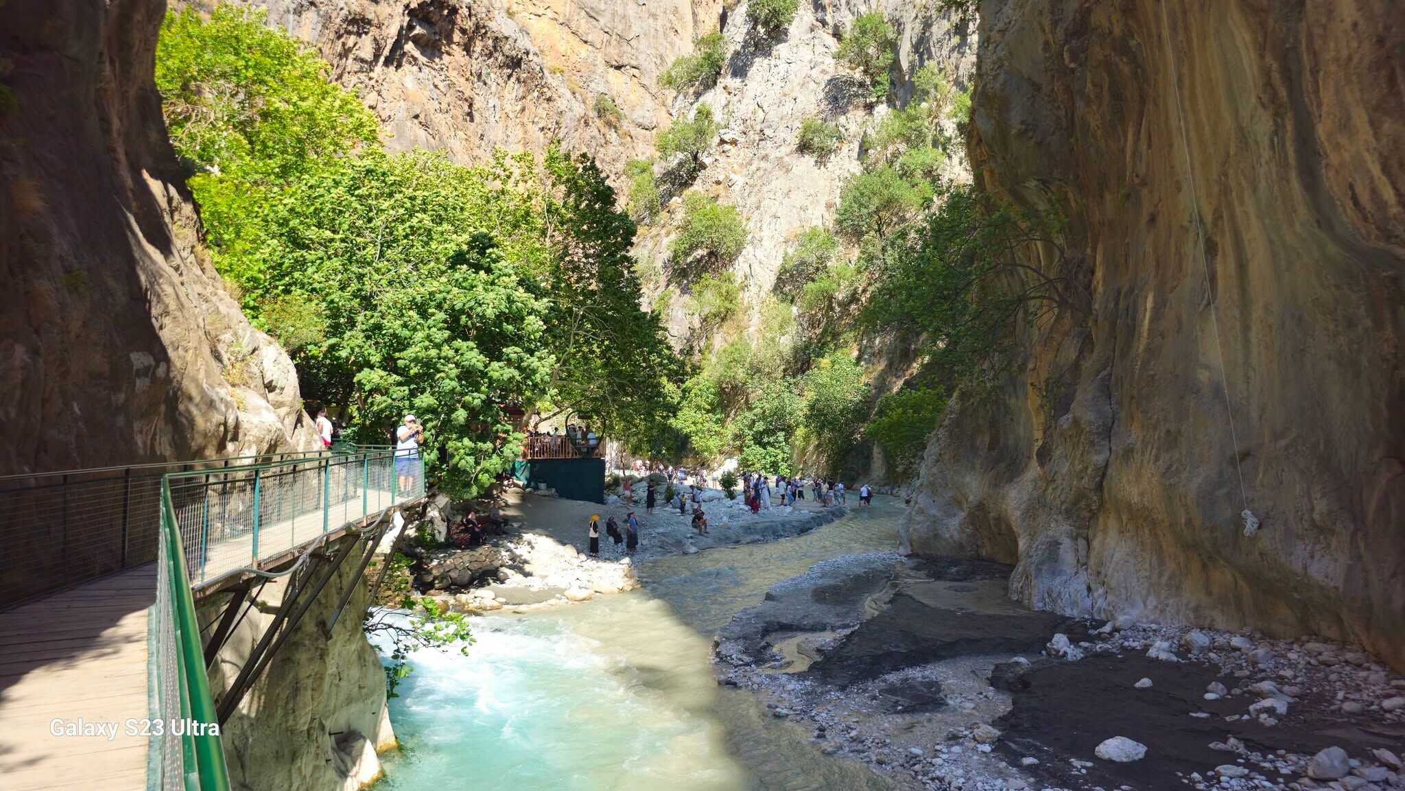 Muğla Saklıkent Kanyonu’nun Güzelliği Büyüledi