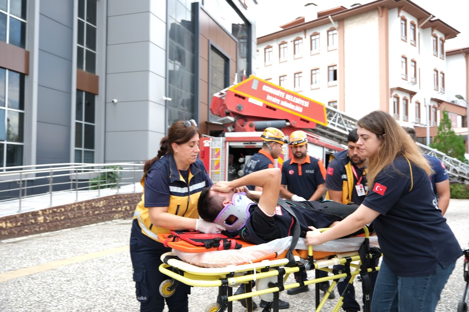 Osmaniye 112’De Habersiz Yangın Tatbikatı Gerçekleştirildi2