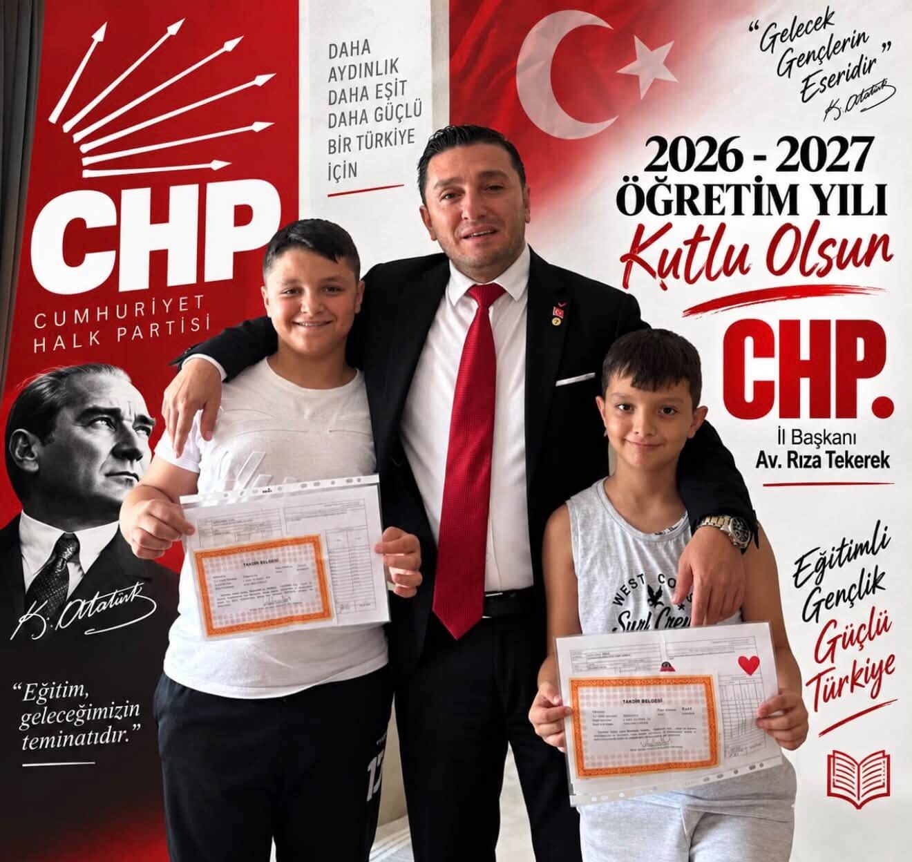 Osmaniye Chp İl Başkanı Rıza Tekerek’ten Yeni Eğitim Yılı Mesajı (2)