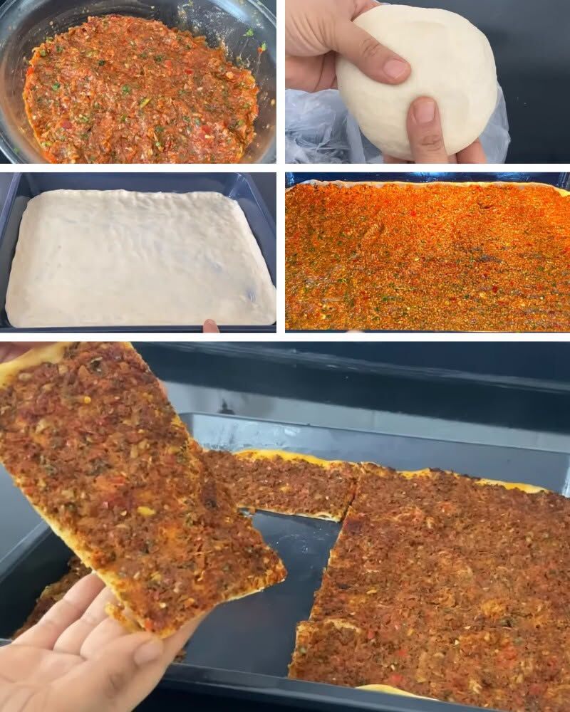 Osmaniye’de Az Kıymayla Lahmacun Nasıl Yapılır