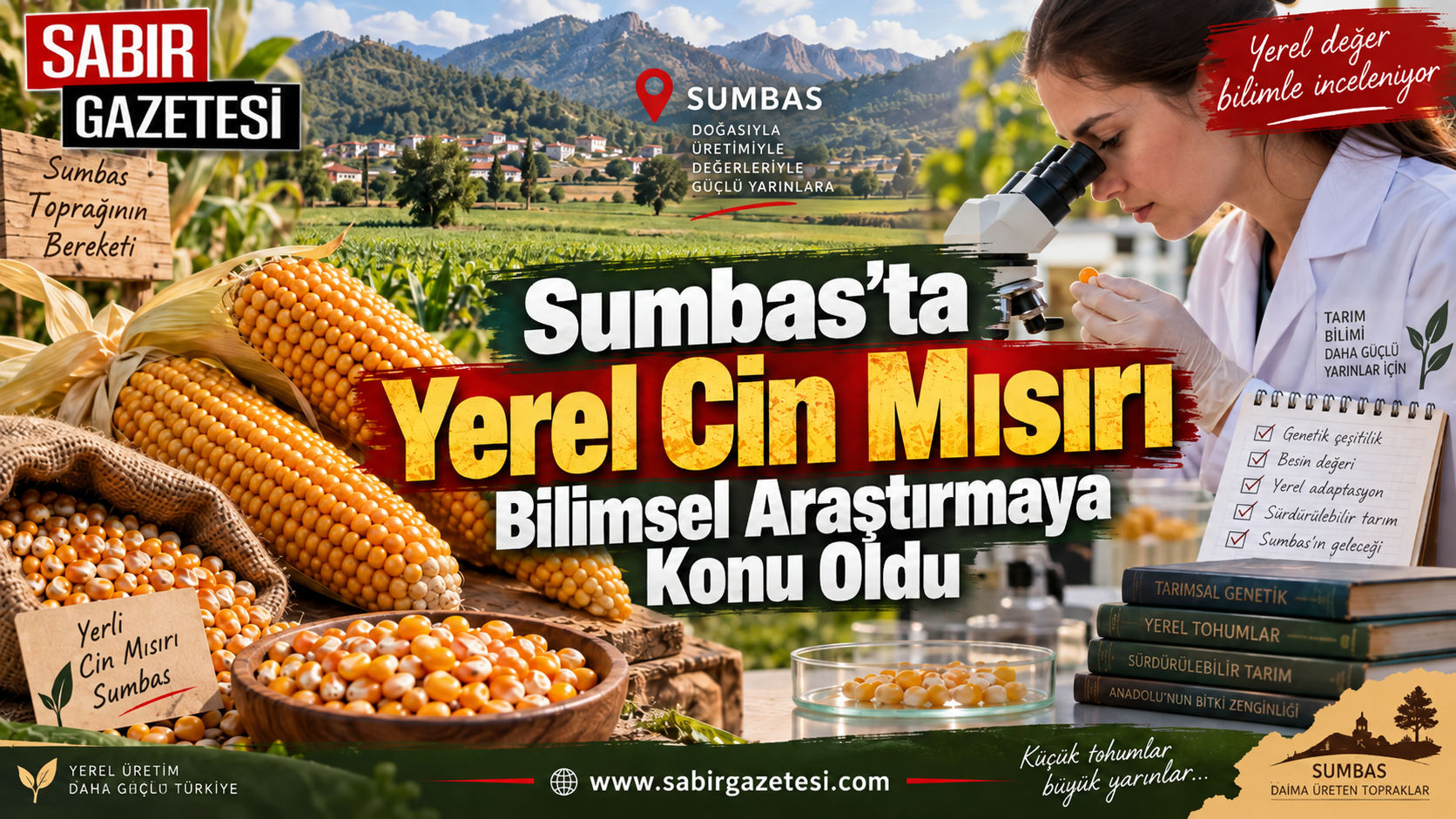 Sumbas’ta Yerel Cin Mısırı Bilimsel Araştırmaya Konu Oldu
