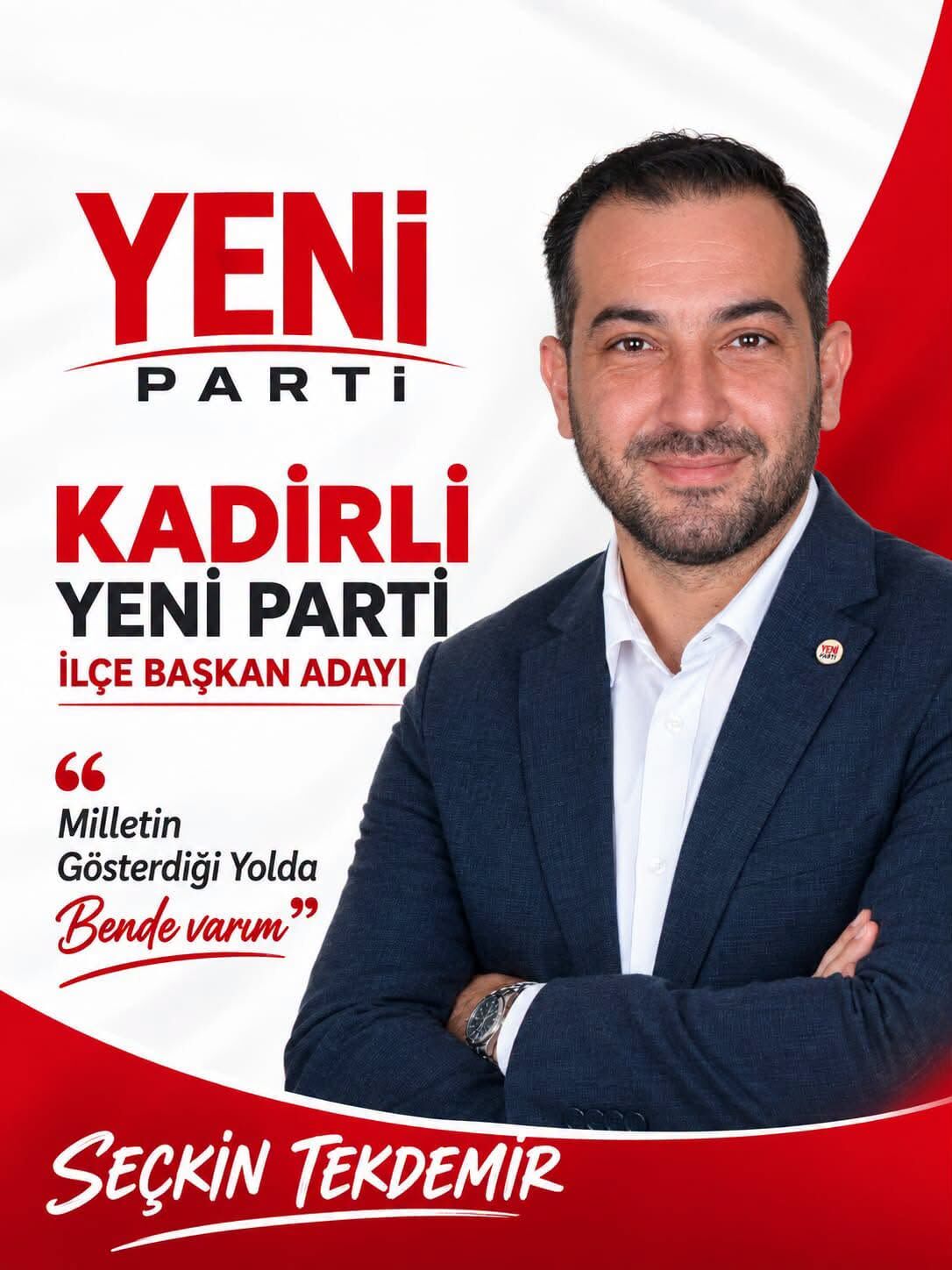 Yeni̇ Parti’de Kadirli İçin Seçkin Tekdemir Çıkışı-1