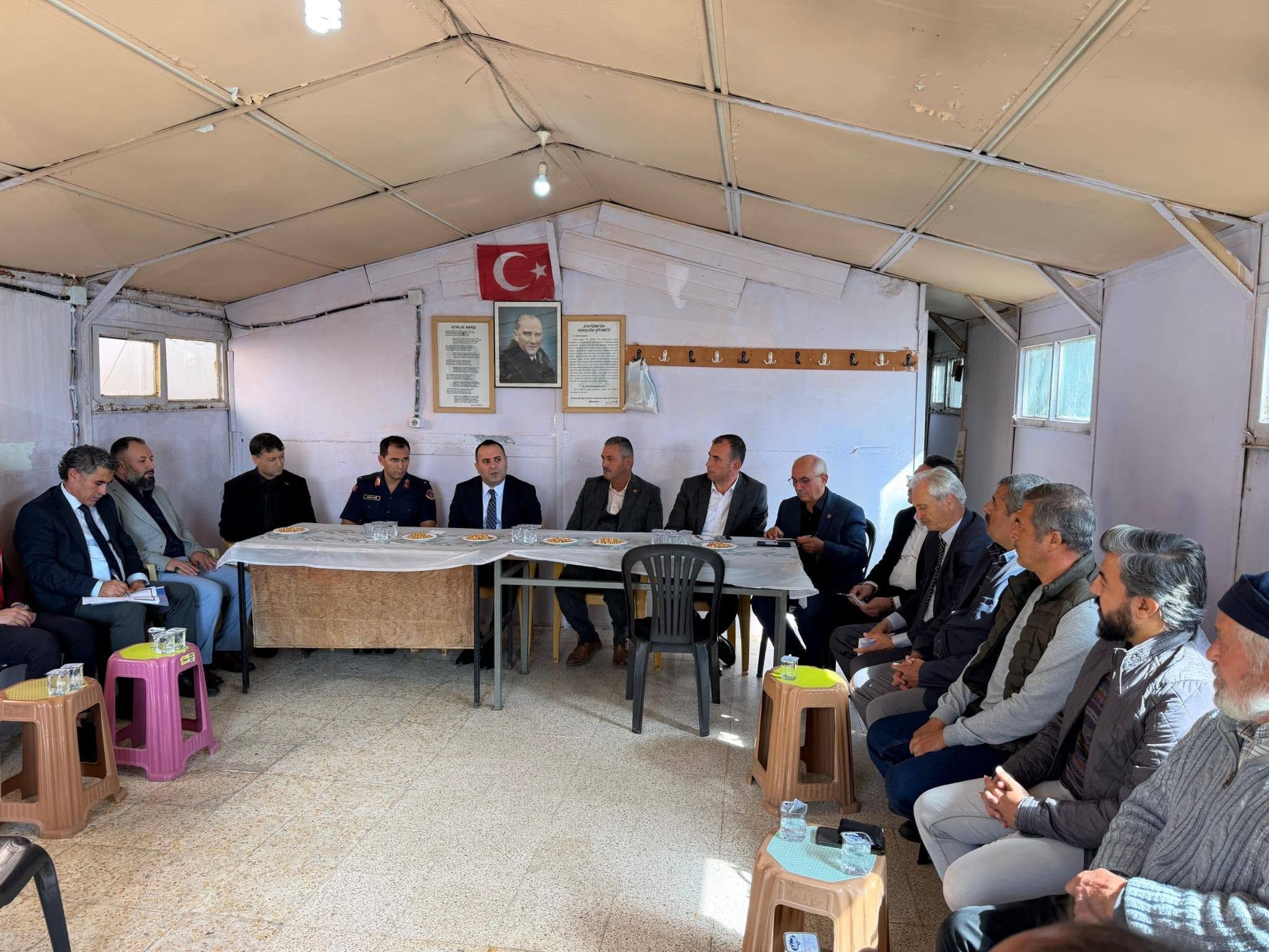 1Bahçe Kaymakamı Çelik’ten Nohut Ve Arıklıkaş Ziyareti