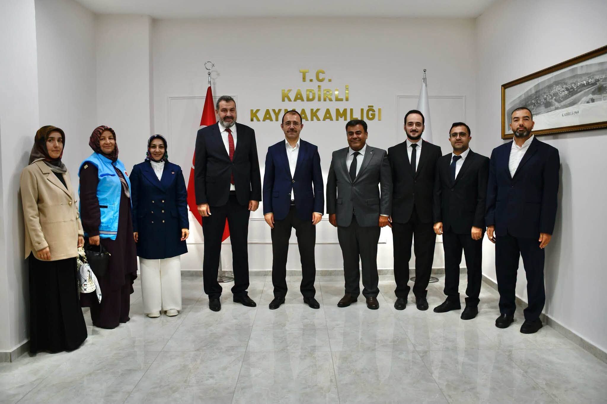 Kadirli Müftüsü Yakup Etik’ten Kaymakam Dolu’ya Ziyaret