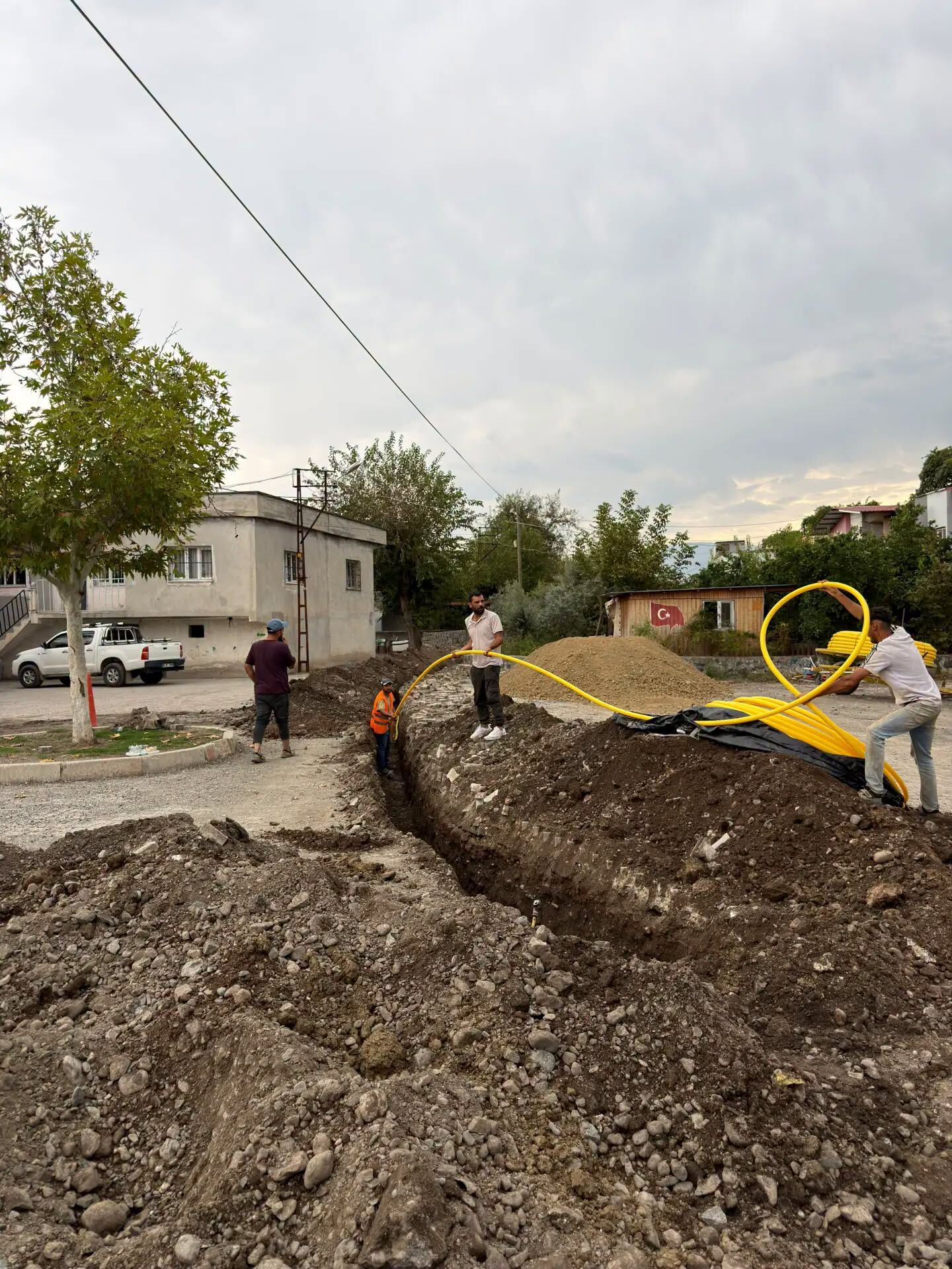 Toprakkale Kışla Mahallesi Doğalgaza Kavuşuyor