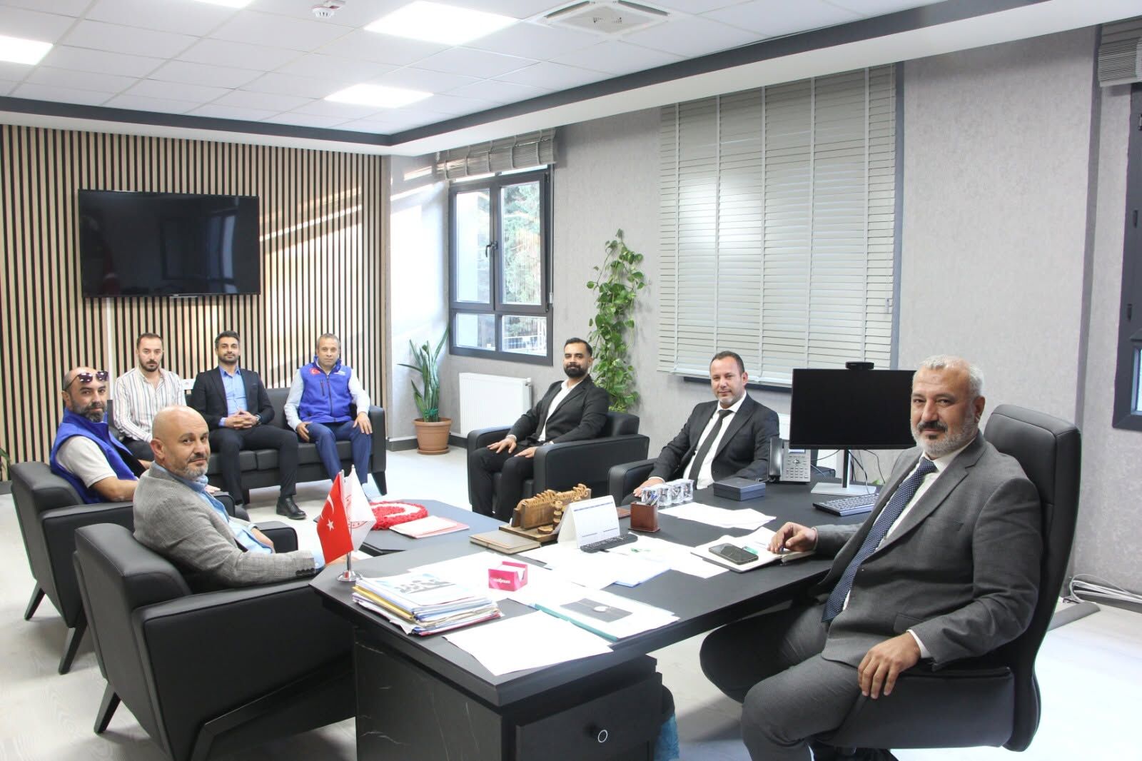 Hatay’da Beyazay Şube Başkanı Ergüder’den Ziyaret