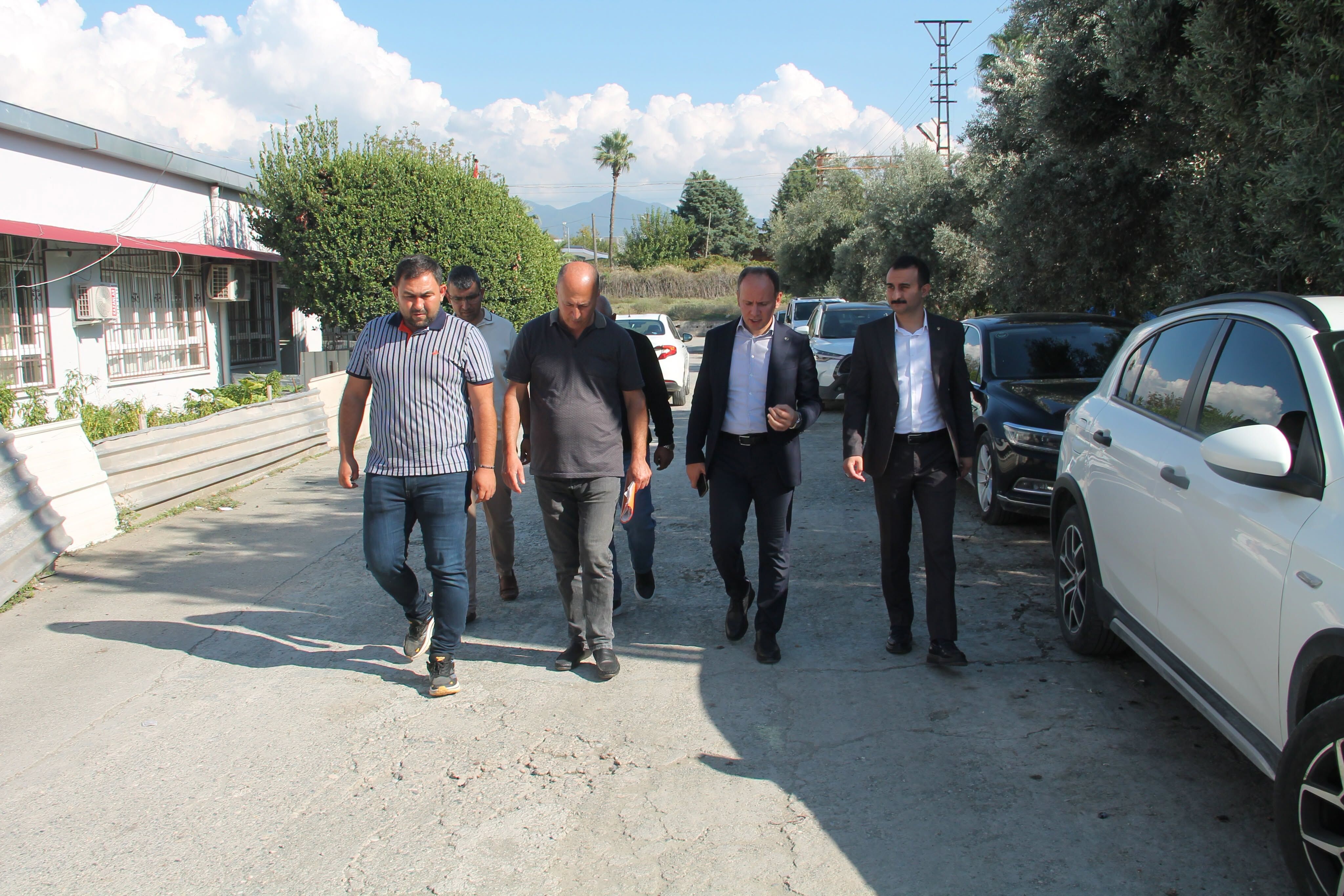 Erzin Kaymakamı Akpınar’dan Narenciye Kooperatifine Ziyaret