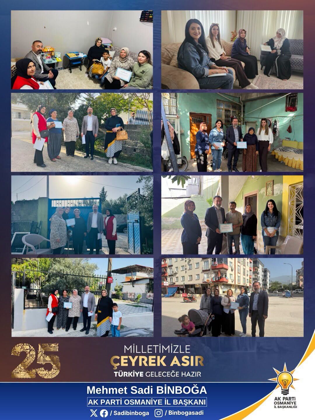 Ak Parti Osmaniye’den Üyelere Hane Ziyareti (2)