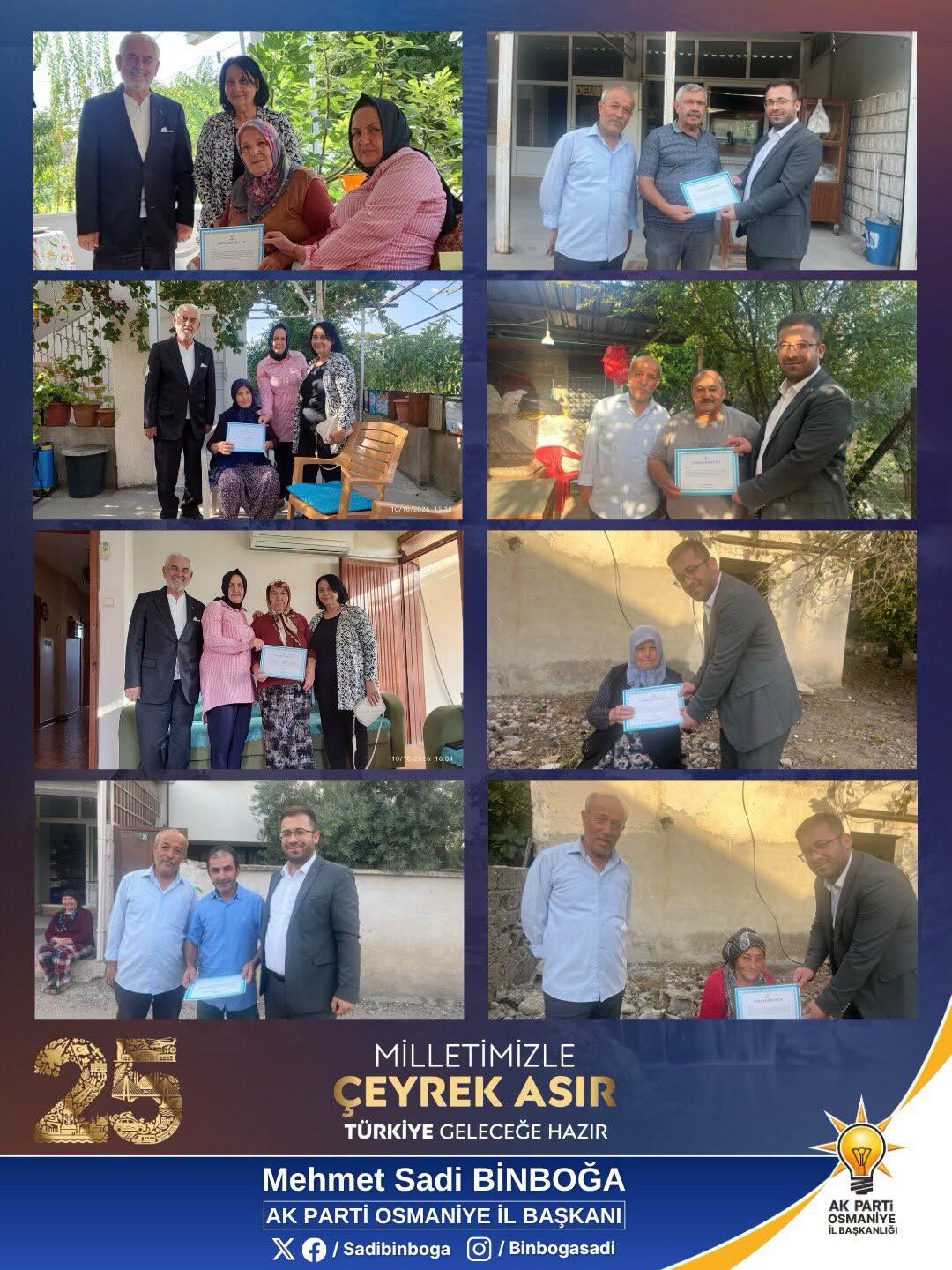 Ak Parti Osmaniye’den Üyelere Hane Ziyareti (3)