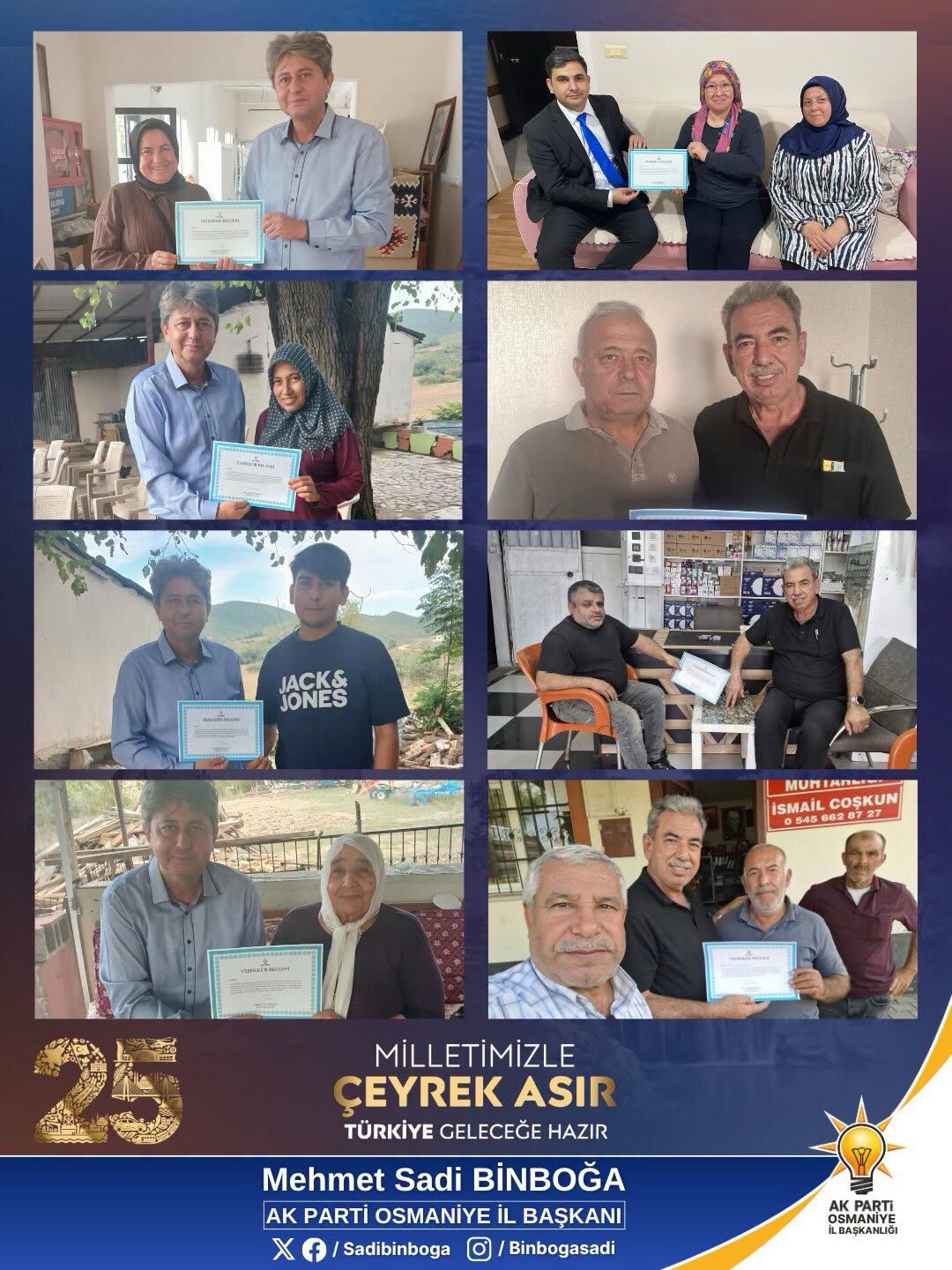 Ak Parti Osmaniye’den Üyelere Hane Ziyareti (4)