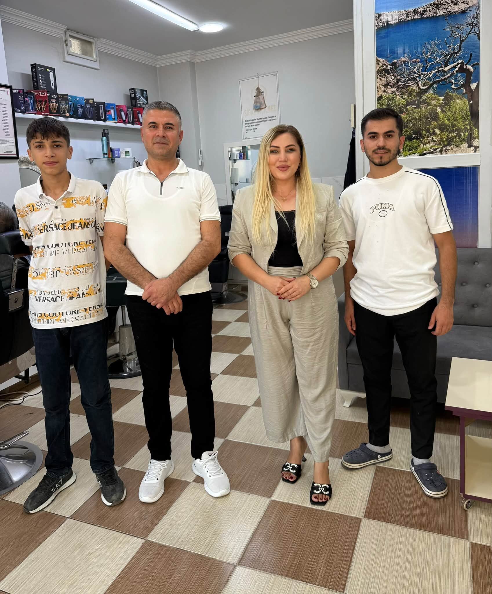 Başkan Saygın’dan Berber Ustası Ali Boruk’a Ahilik Ziyareti (2)
