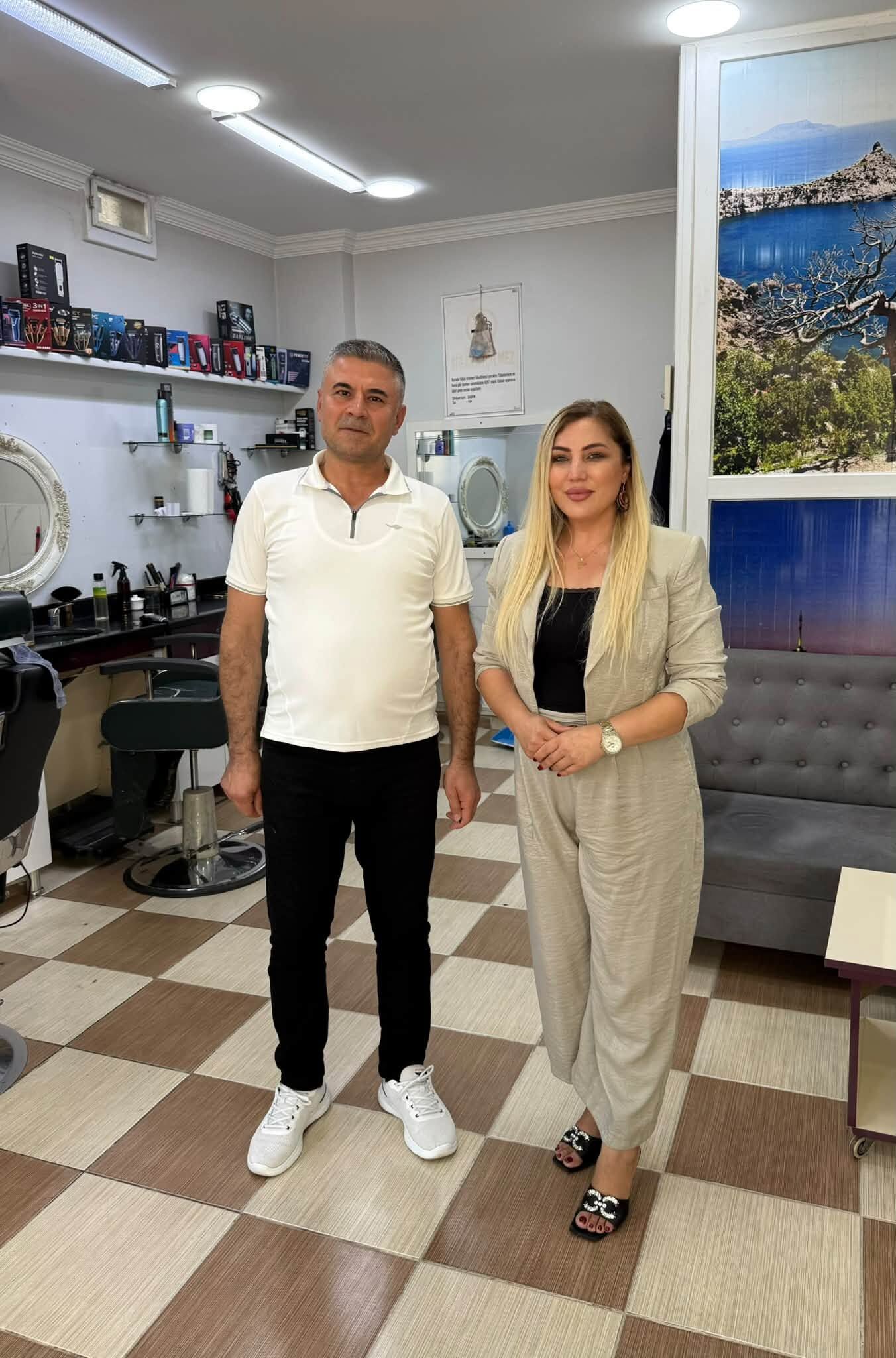 Başkan Saygın’dan Berber Ustası Ali Boruk’a Ahilik Ziyareti (3)