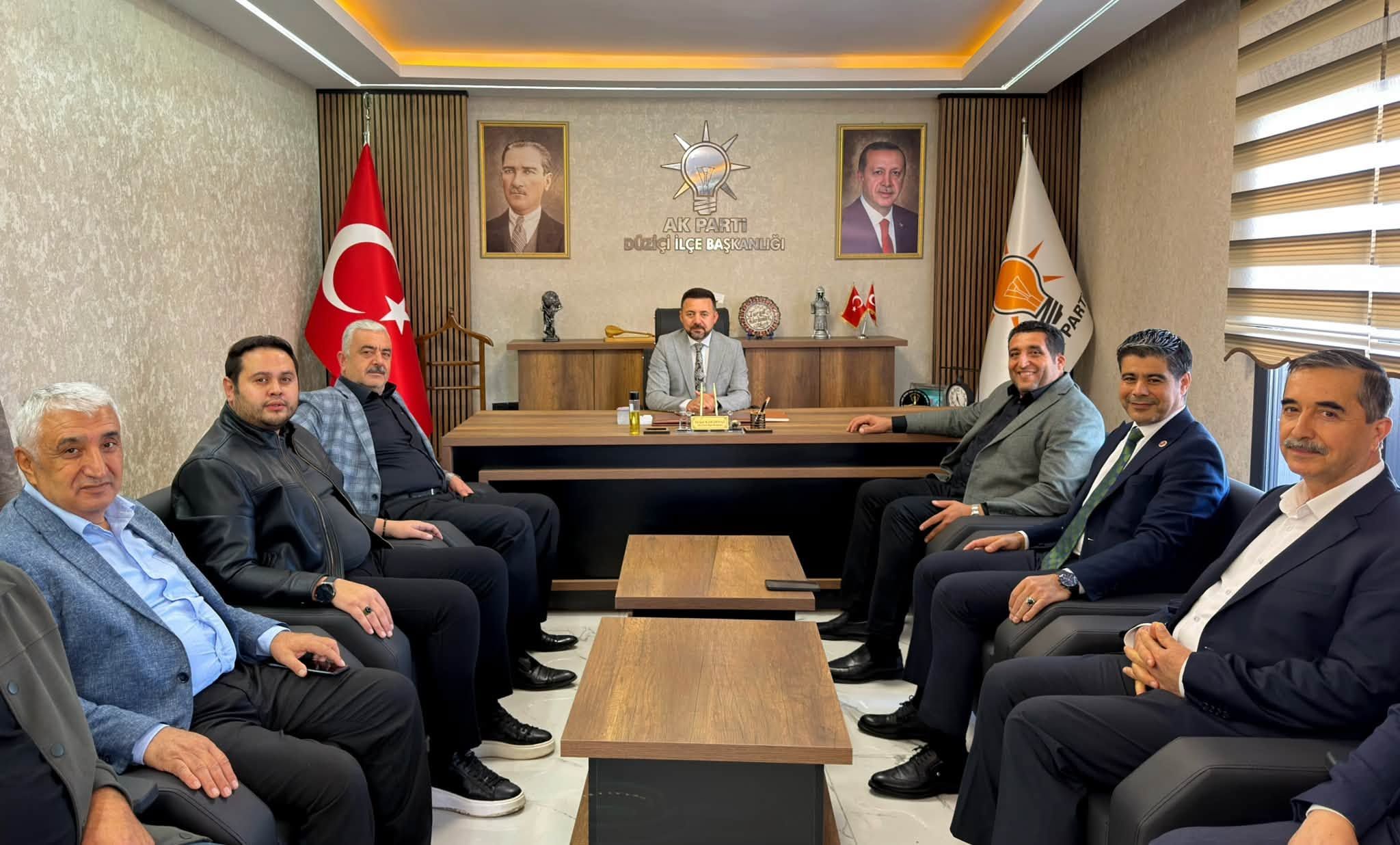 Düziçi İlçe Başkanı Kararmaz’a Eski Yöneticilerden Ziyaret