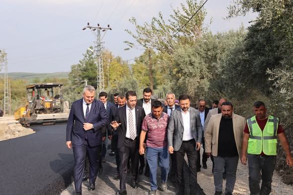 Düziçi’nde Köyler Grup Yolu Çalışmaları İncelendi (1)