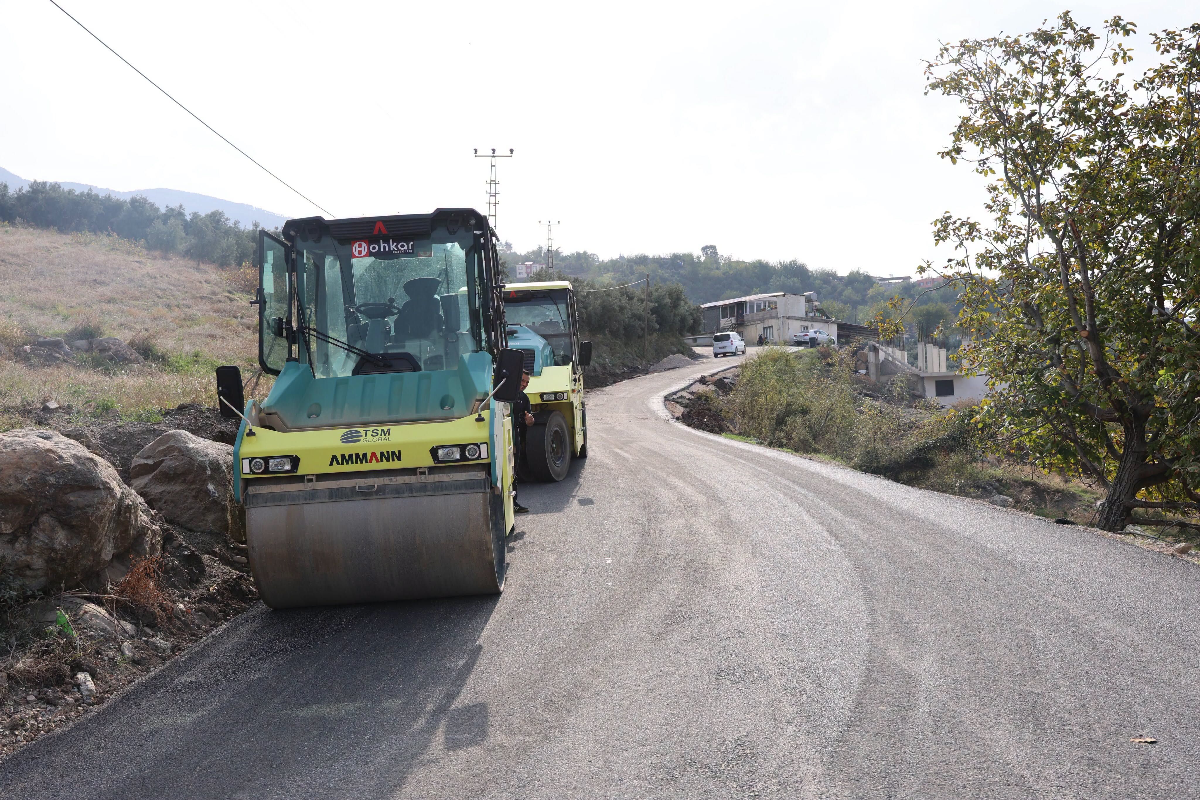 Düziçi’nde Köyler Grup Yolu Çalışmaları İncelendi (4)