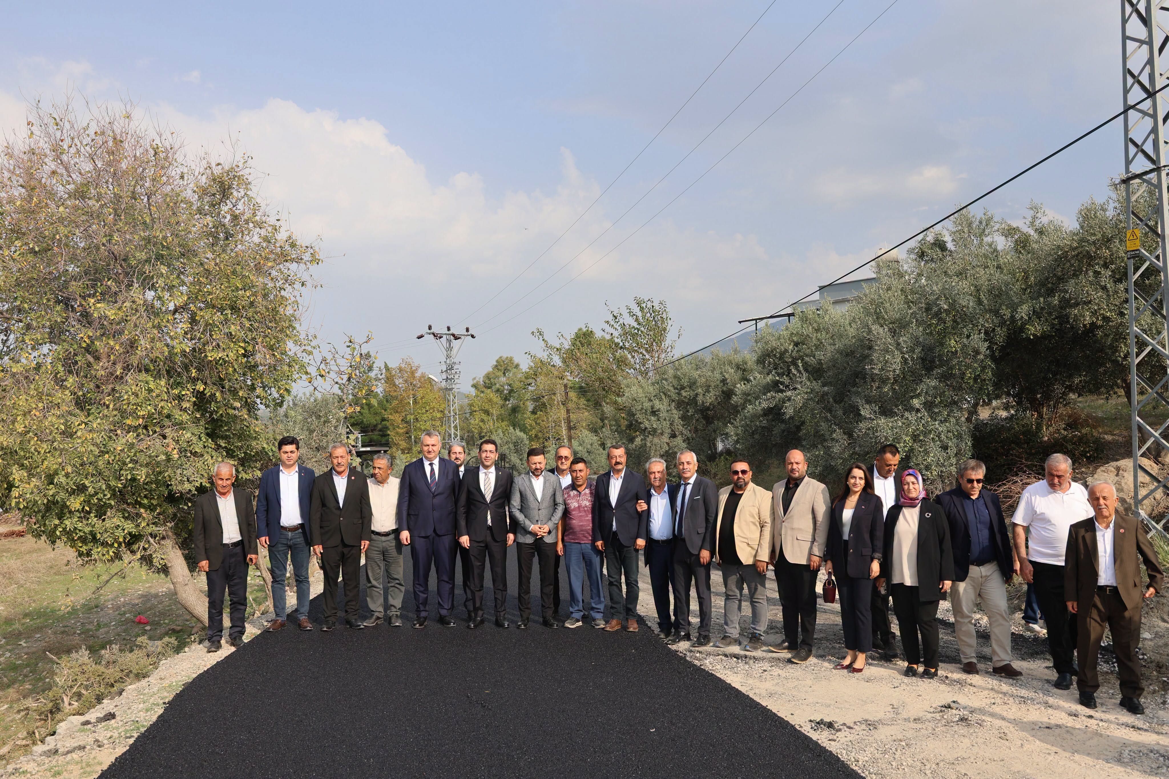 Düziçi’nde Köyler Grup Yolu Çalışmaları İncelendi (5)
