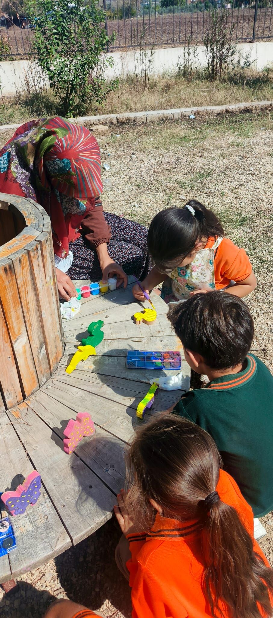 Düziçi’nde Veli Ve Öğrencilerden Ahşap Boyama Etkinliği3