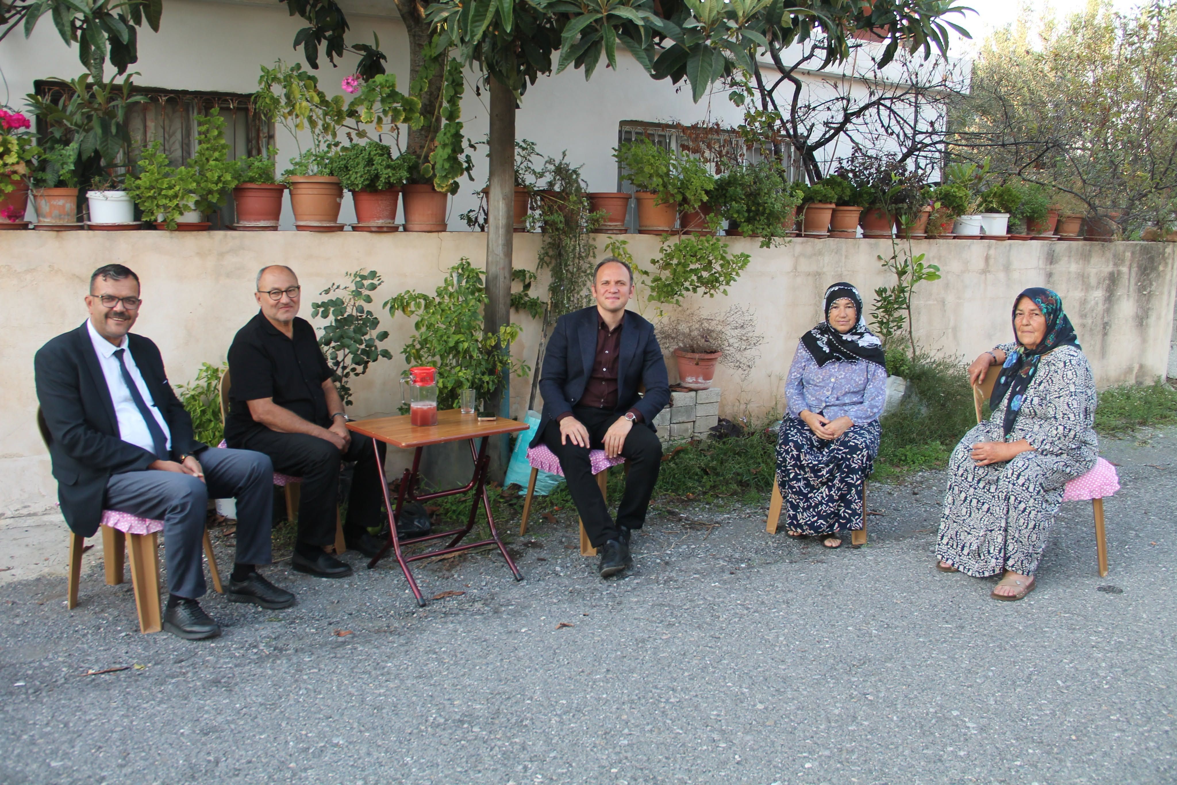 Erzin Kaymakamı Akpınar’dan Muhtar Dalkılıç’a Ziyaret