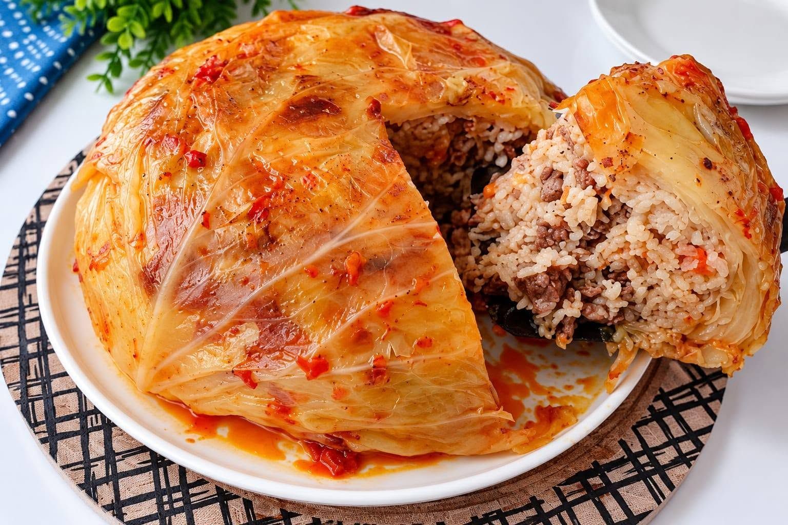 Etli Pirinçli Lahana Dolması Nasıl Yapılır